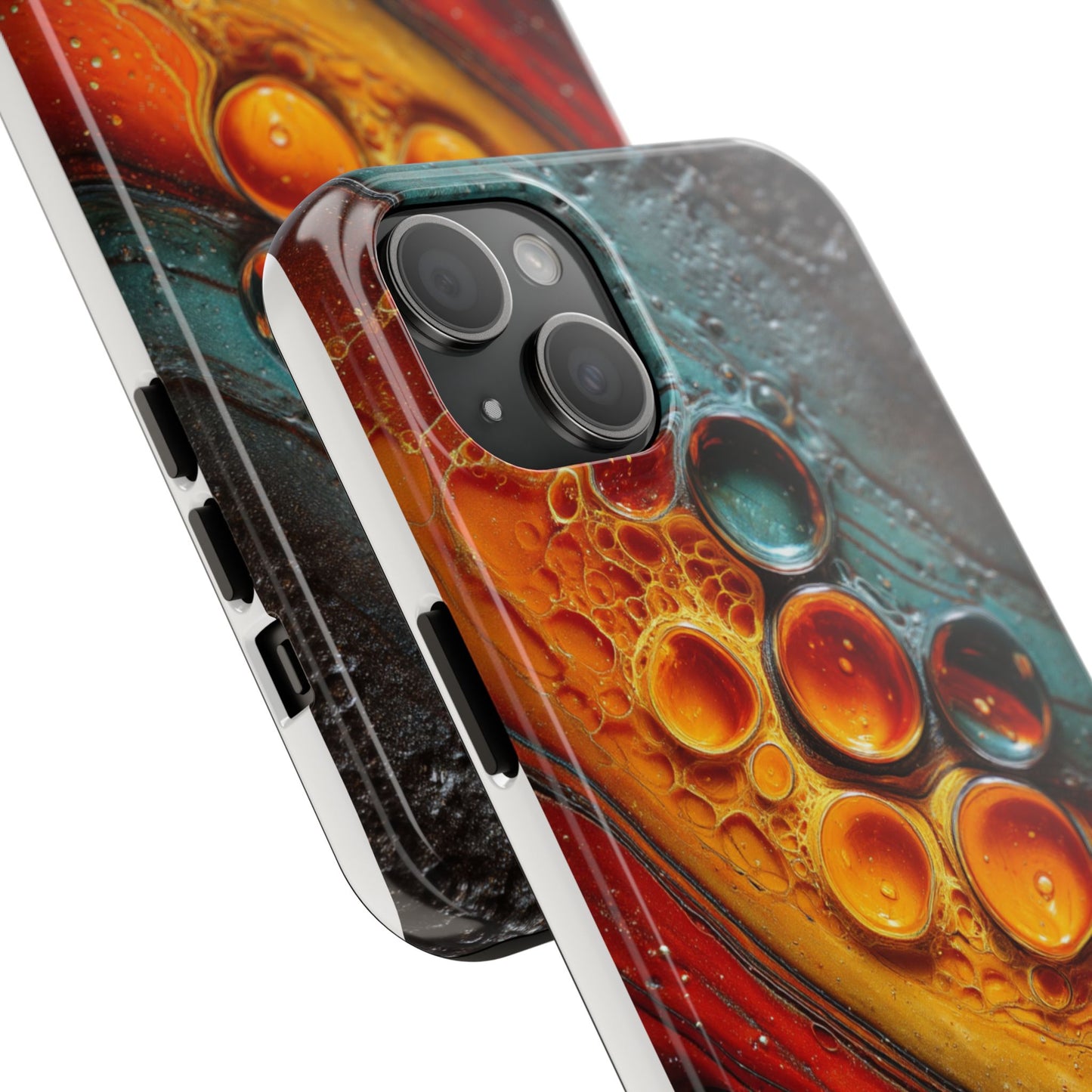 Artistic Tough Phone Case - Unique Abstract Design for Durable Protection