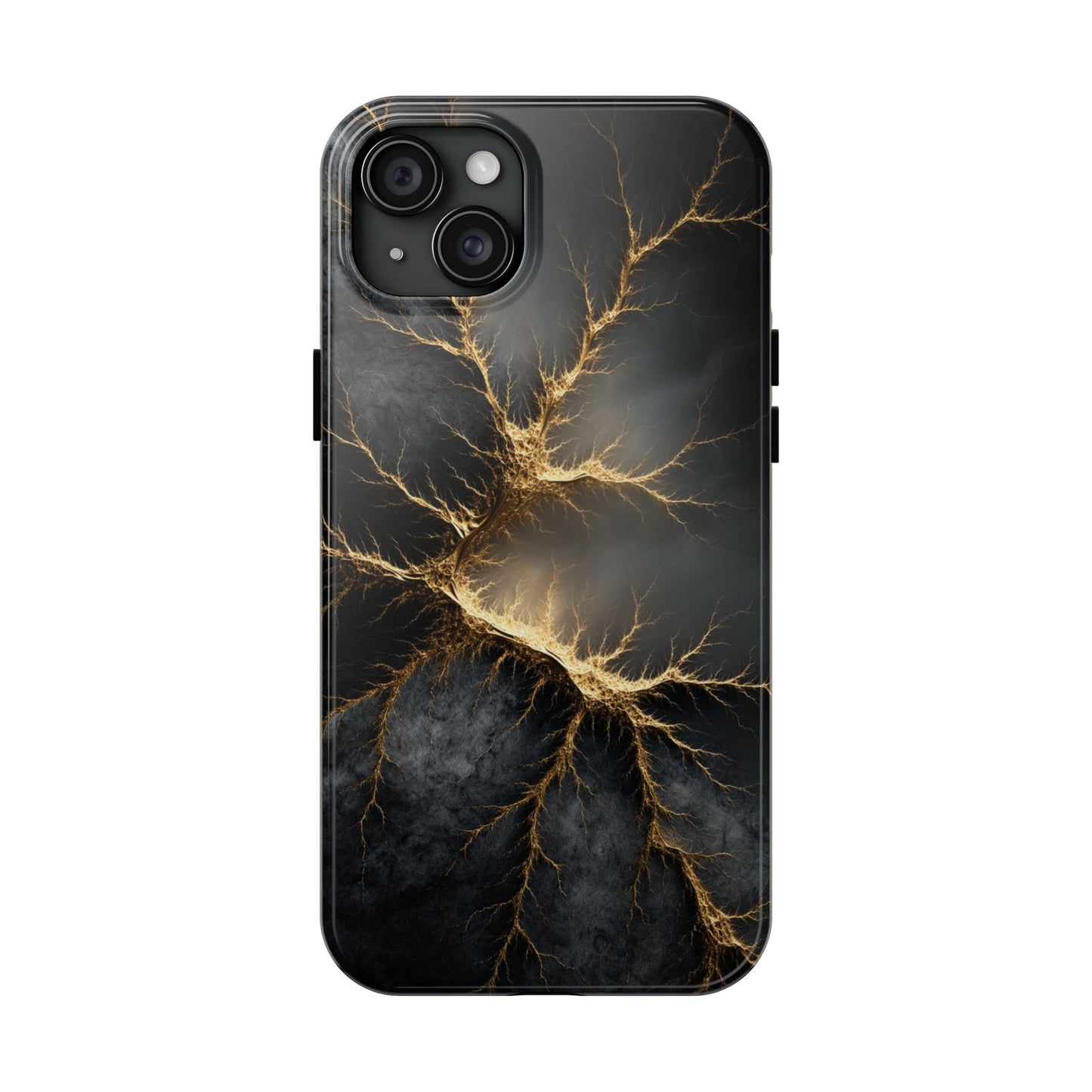 Electric Lightning Tough Phone Case - Durable Protection with Striking Design
