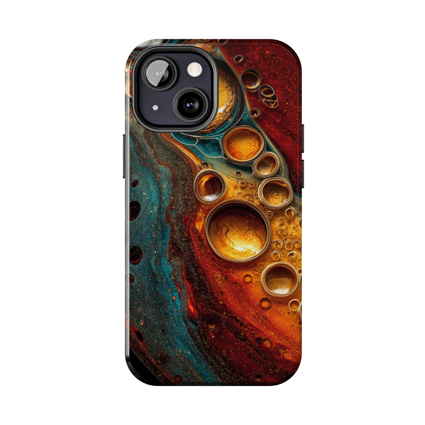 Abstract Art Tough Phone Case - Unique Colorful Design