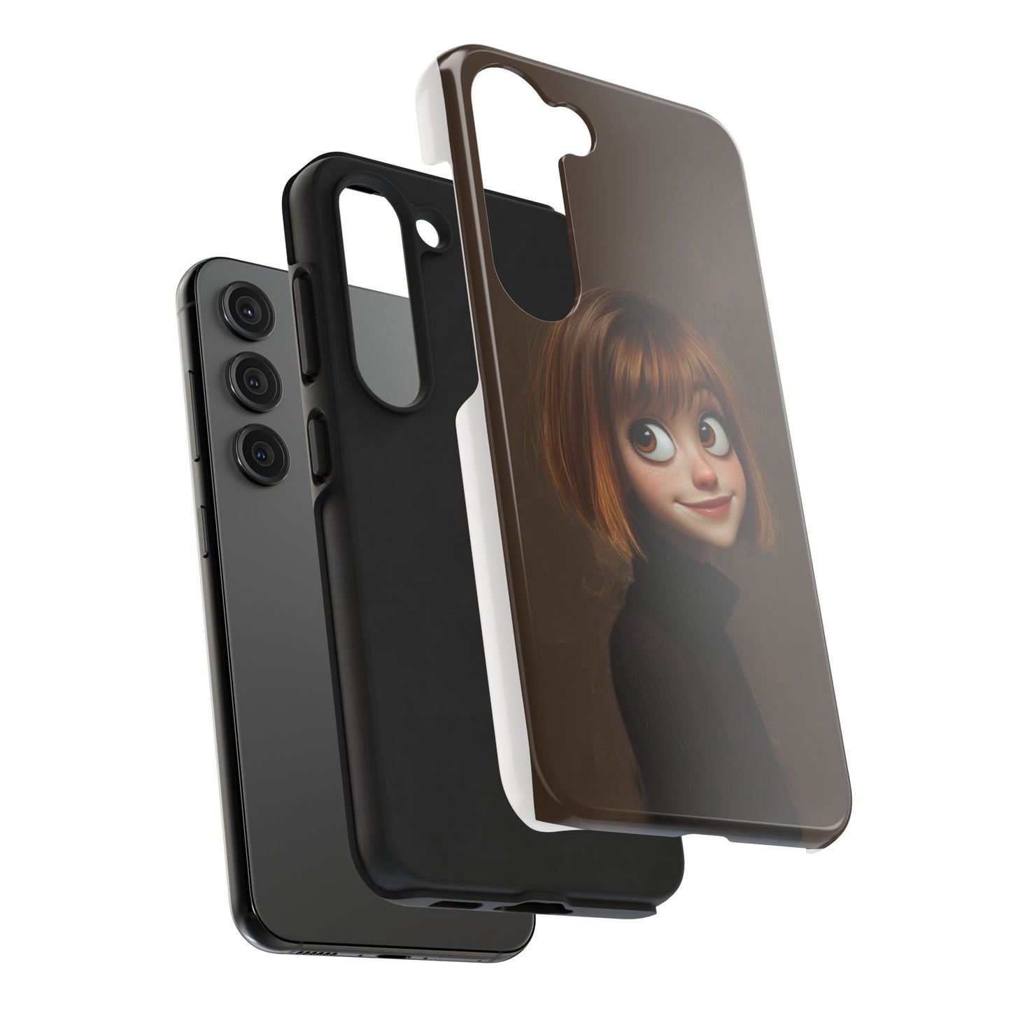 Cute Cartoon Character Tough Phone Case - Durable & Stylish Protection