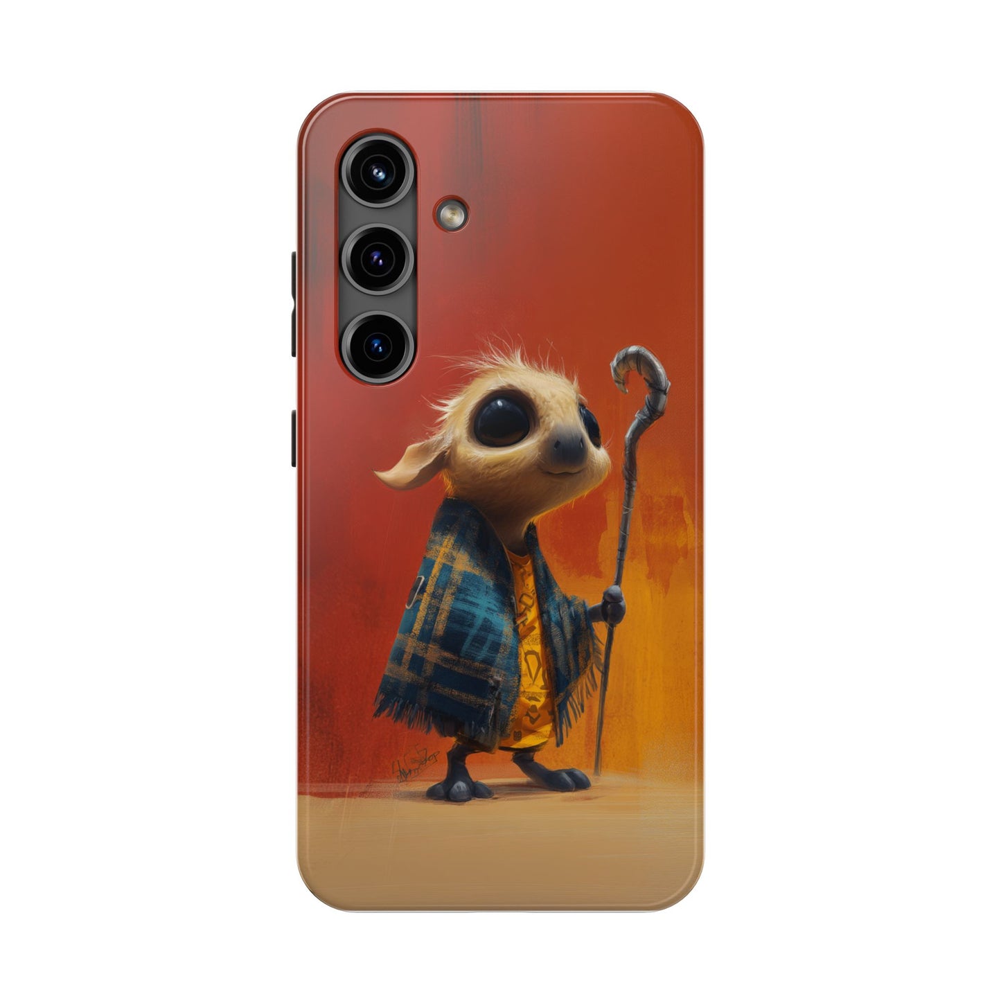 Whimsical Tough Phone Case - Cute Character Design for Kids & Adults