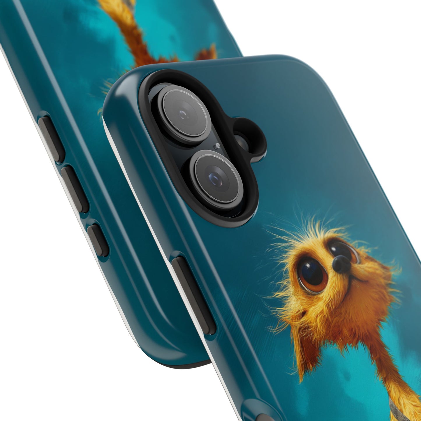 Whimsical Dog Art Tough Phone Case - Durable and Stylish Protection for Pet Lovers