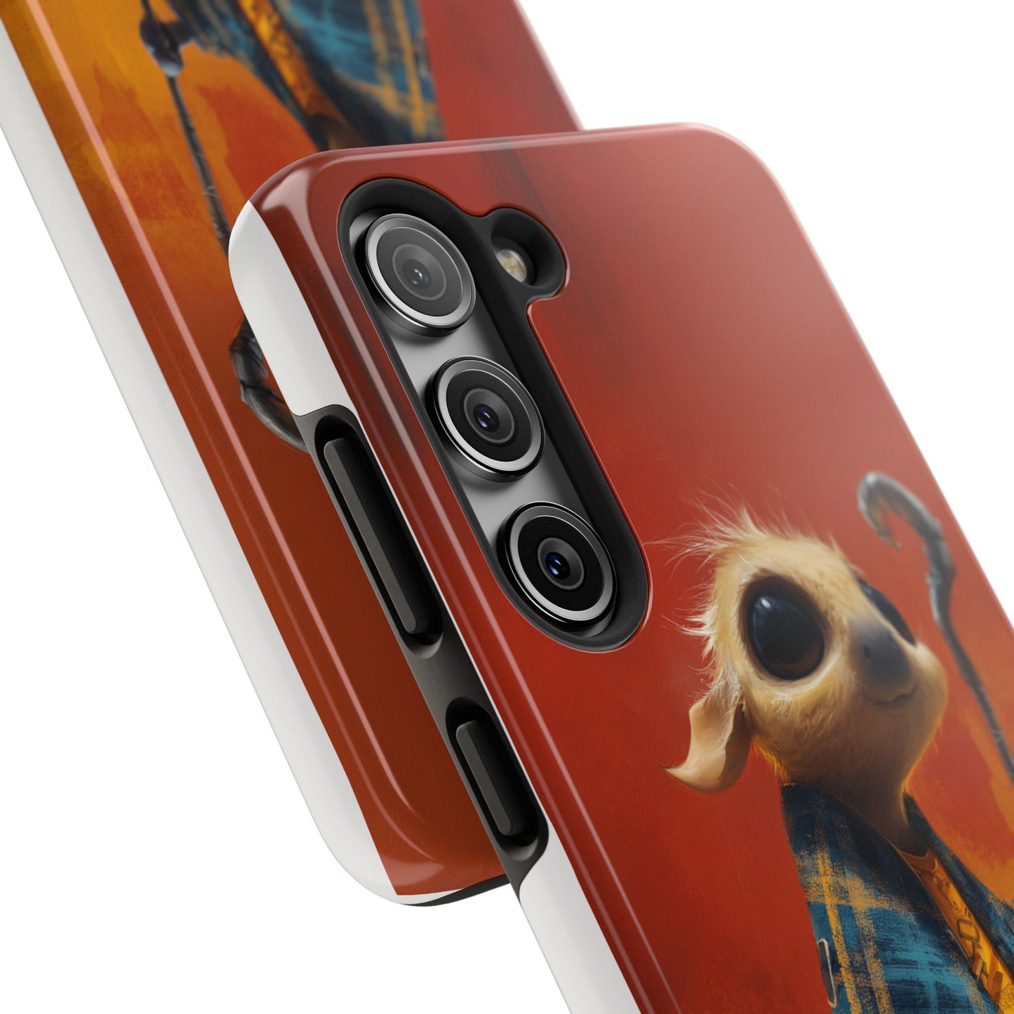 Whimsical Tough Phone Case - Cute Character Design for Kids & Adults
