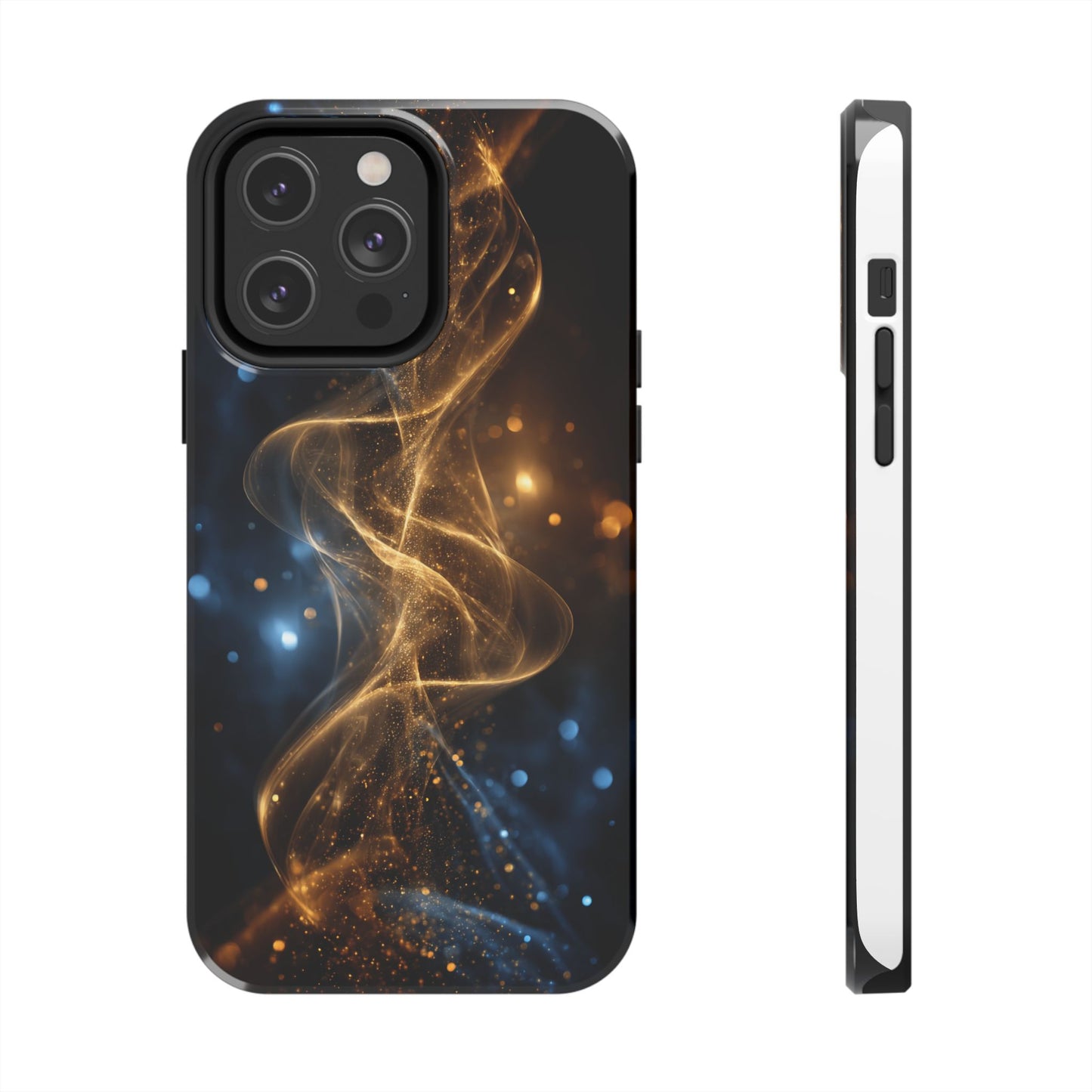 Stylish Tough Phone Cases with Sparkling Swirls Design