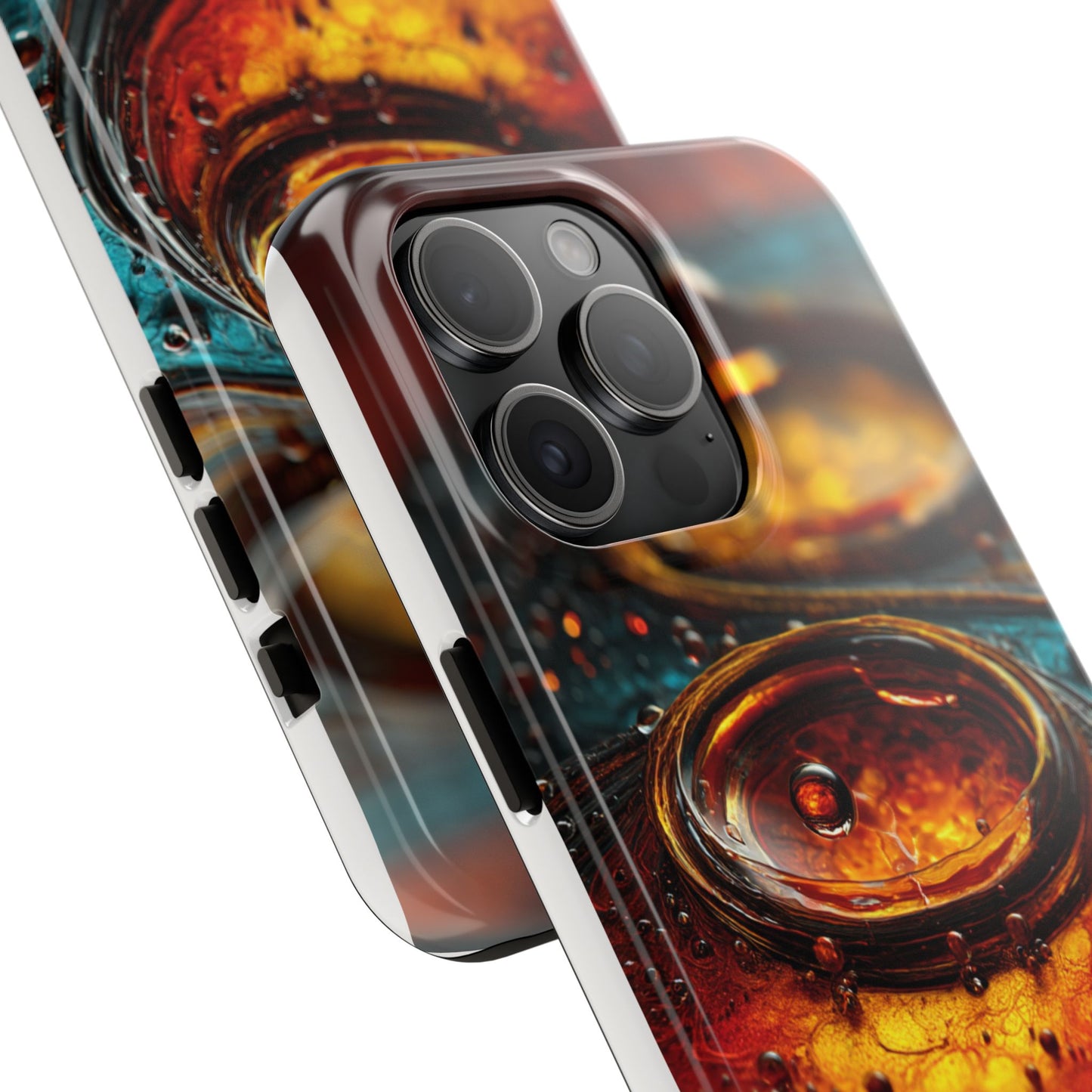 Artistic Tough Phone Case – Abstract Colorful Design for Unique Protection
