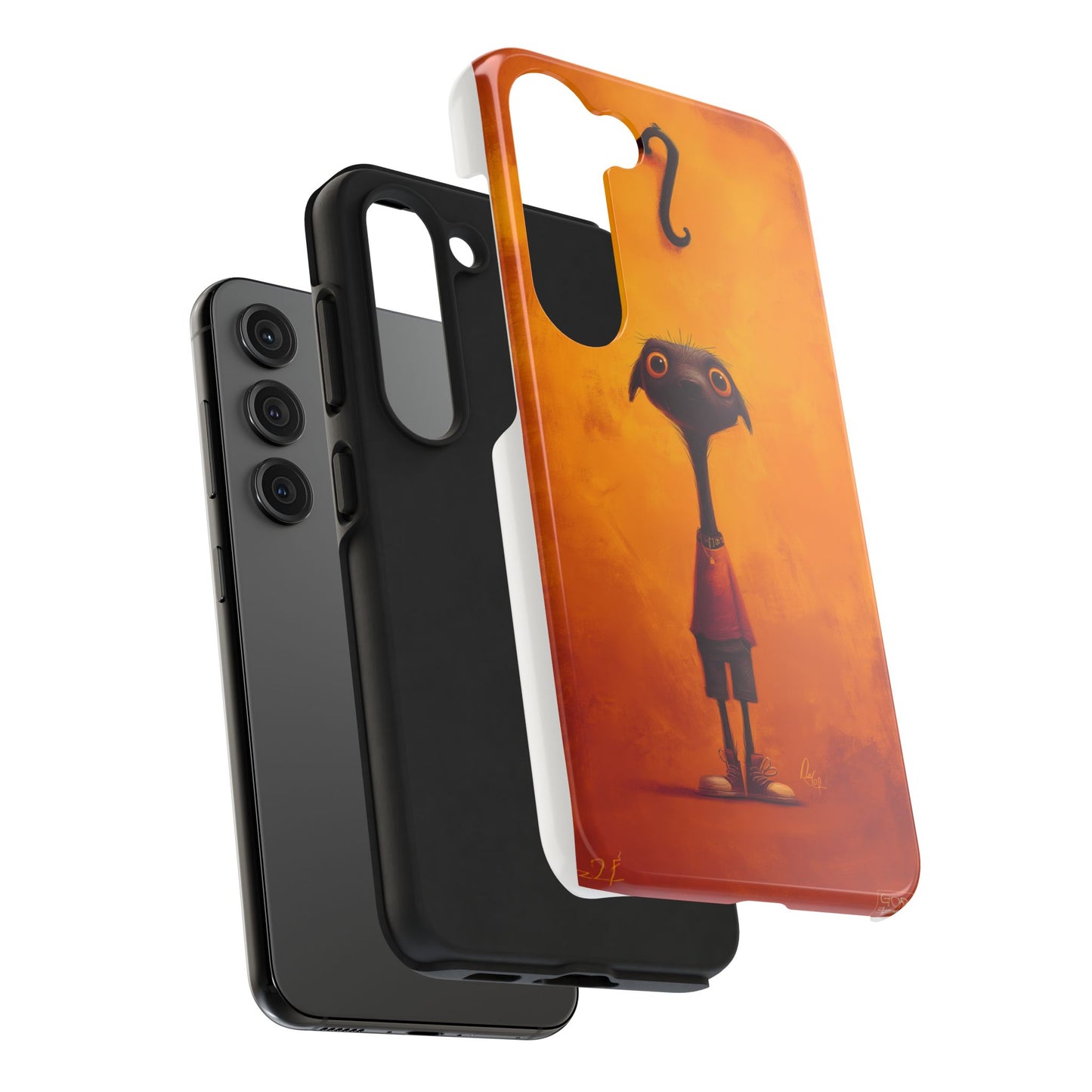 Whimsical Tough Phone Cases - Unique, Durable Design for Creative Minds