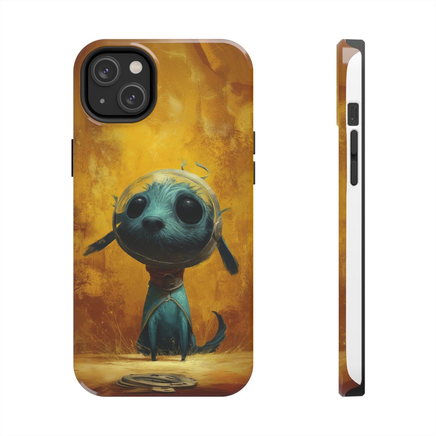 Cute Dog Art Tough Phone Case - Stylish & Protective