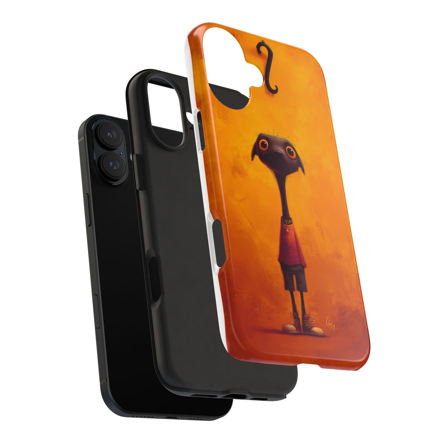 Whimsical Tough Phone Cases - Unique, Durable Design for Creative Minds