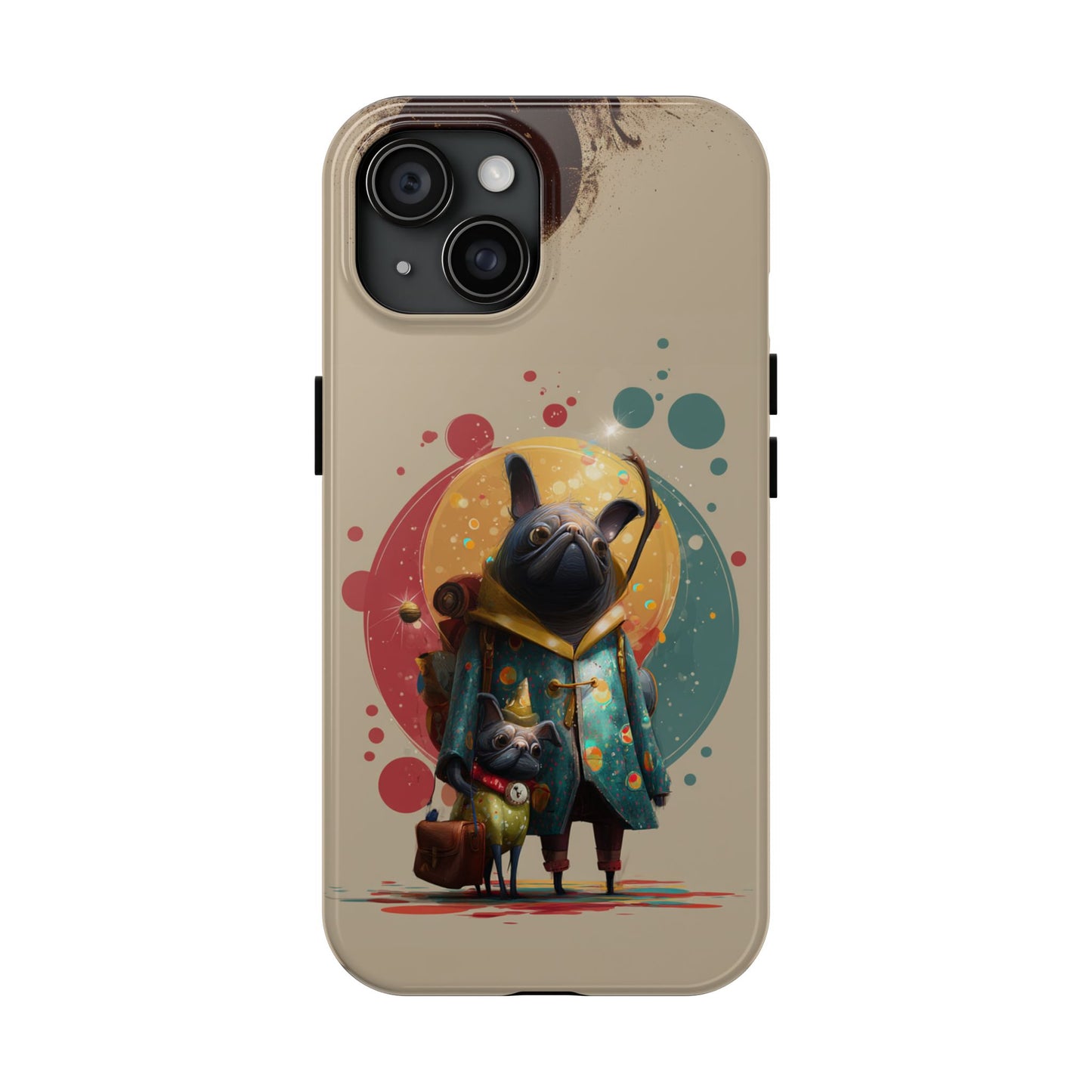 Whimsical Pet-Inspired Tough Phone Case - Perfect for Animal Lovers