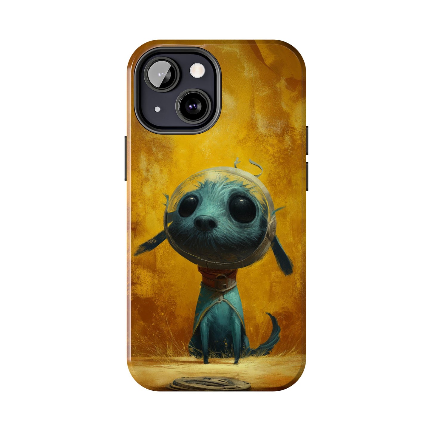 Cute Dog Art Tough Phone Case - Stylish & Protective