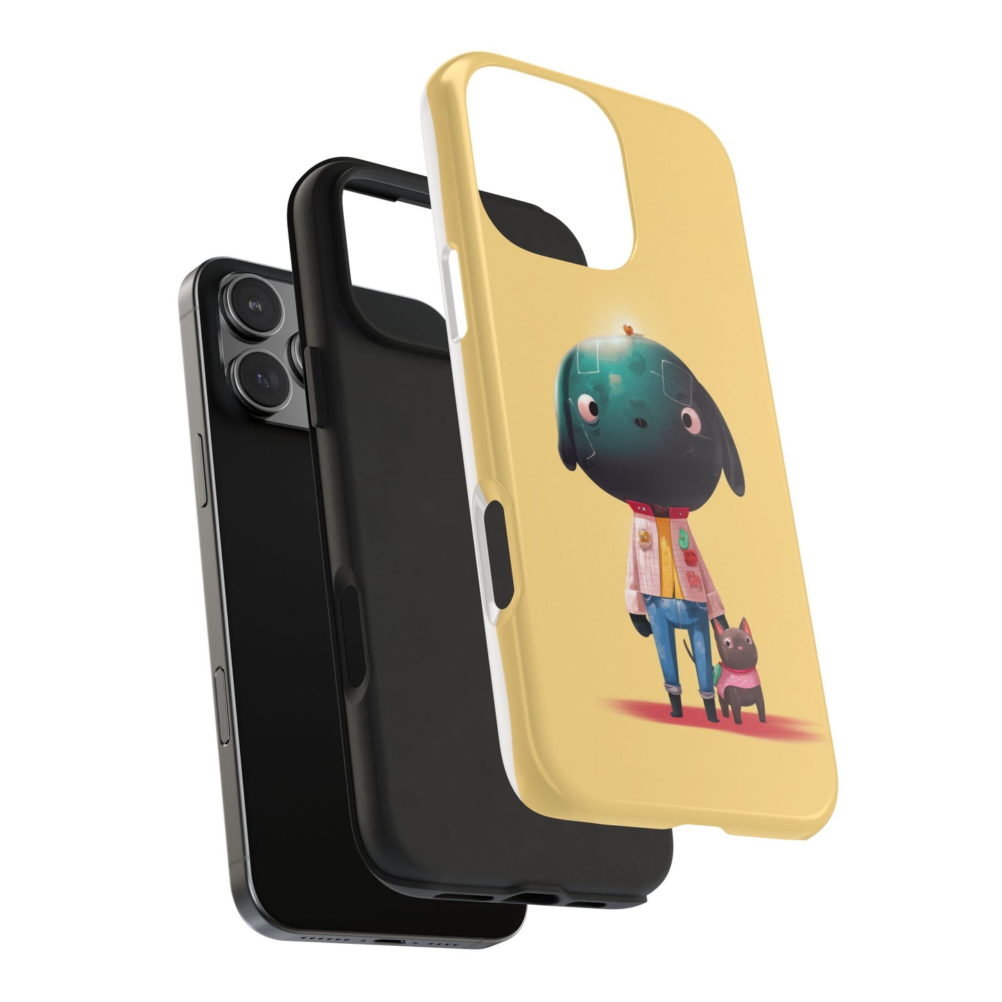 Cute Dog-Themed Tough Phone Cases for Pet Lovers - Durable Protection & Whimsical Design