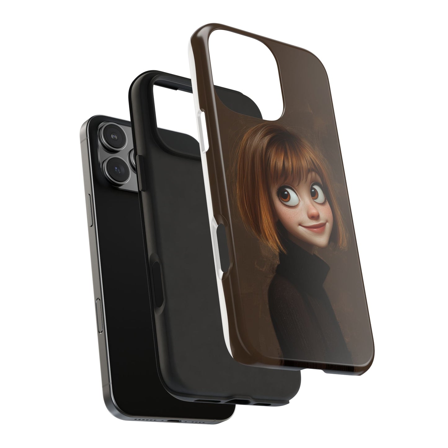 Cute Cartoon Character Tough Phone Case - Durable & Stylish Protection
