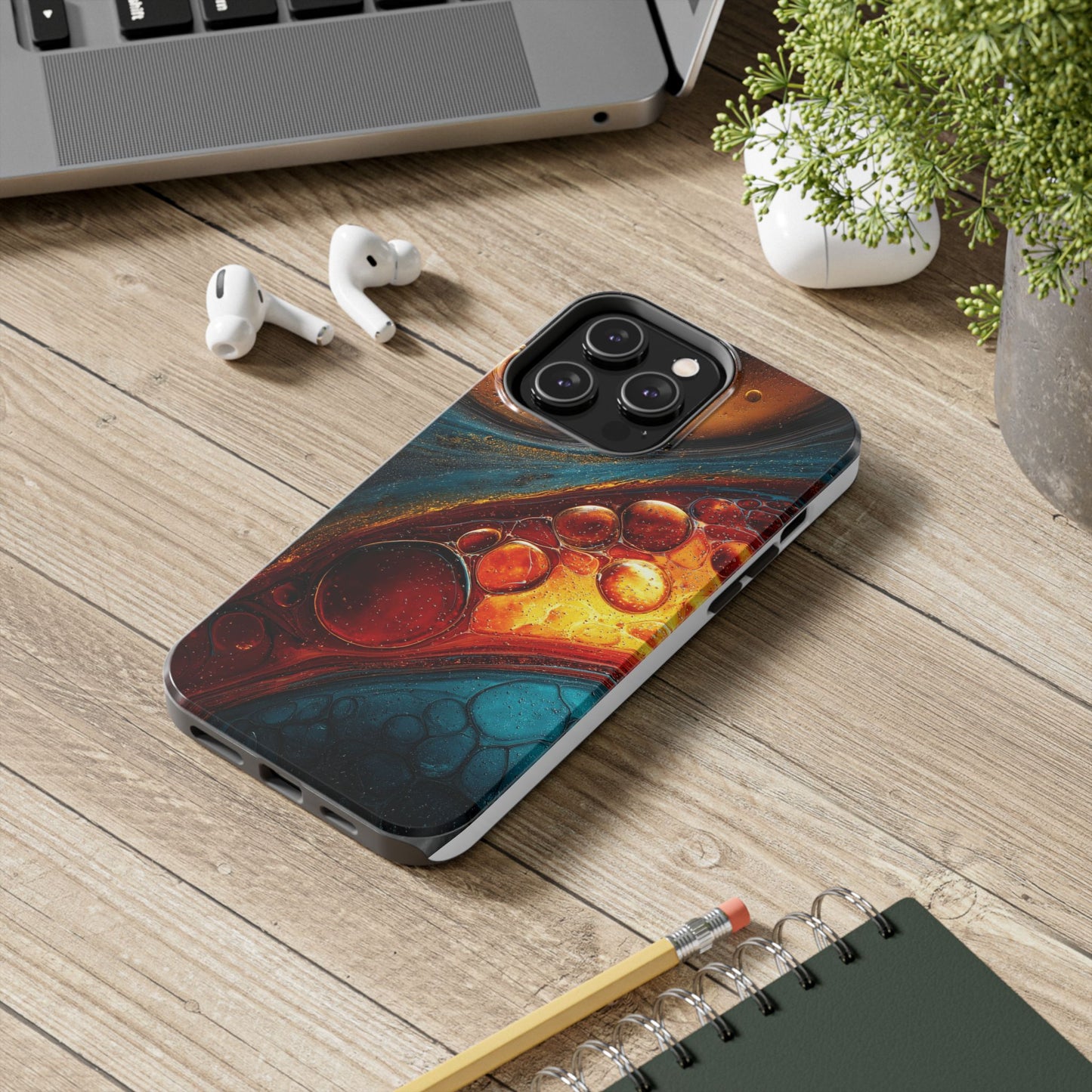 Vibrant Abstract Phone Case - Tough Protective Case for Style & Durability