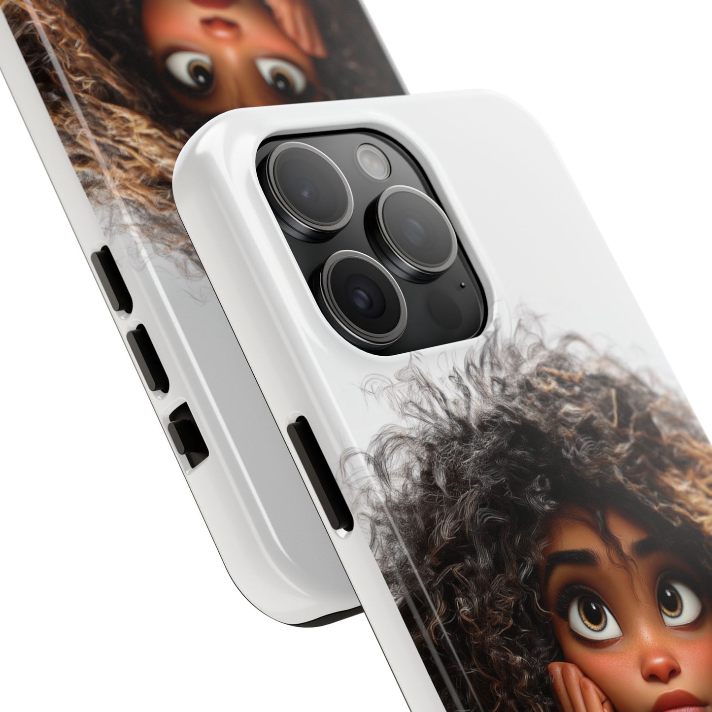 Whimsical Tough Phone Case – Playful Character Design for Teens & Creatives