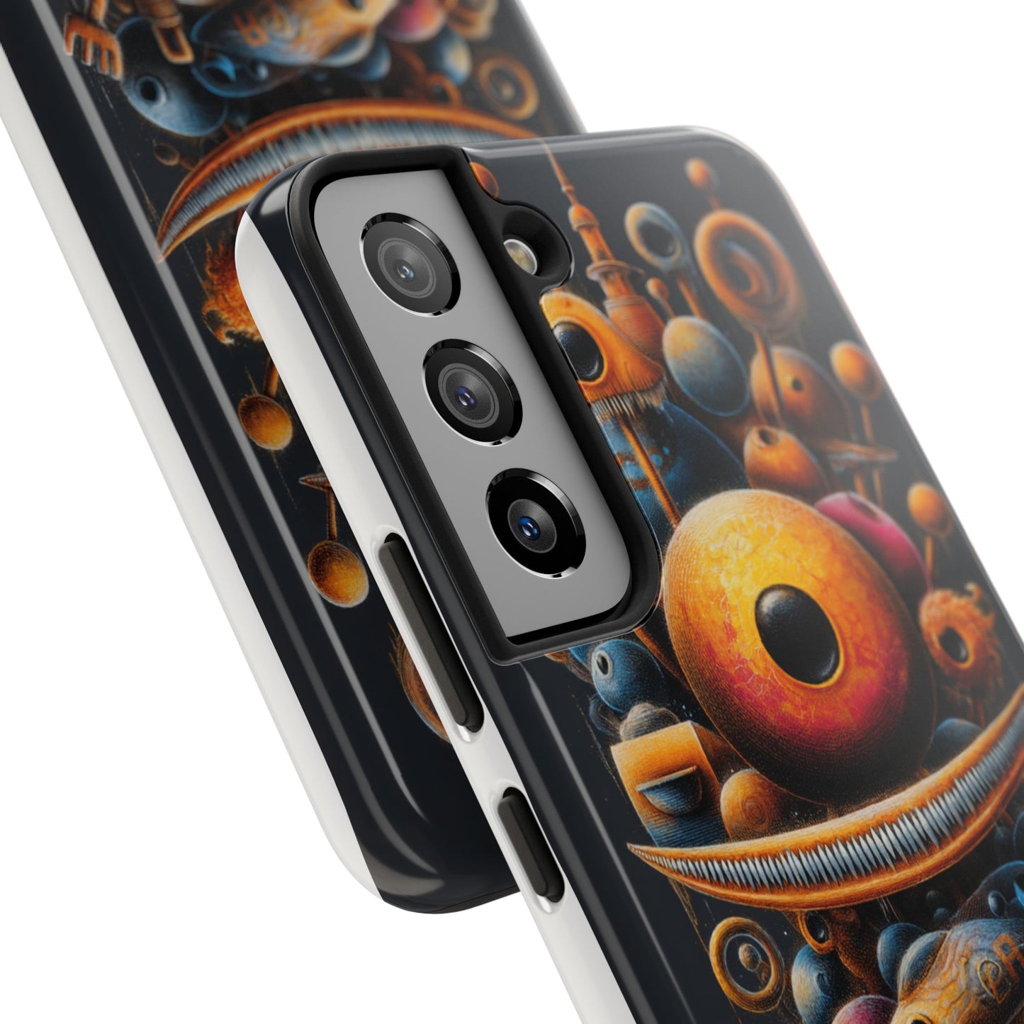 Unique Tough Phone Case with Abstract Art Design