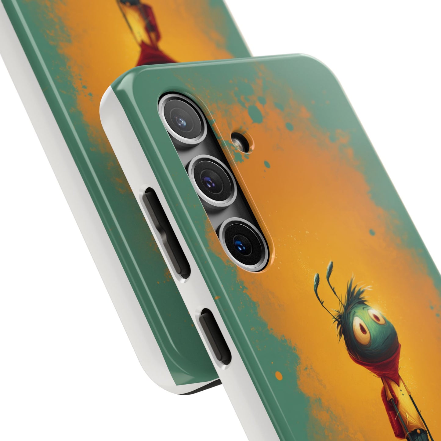 Whimsical Tough Phone Cases for Kids – Vibrant Character Design