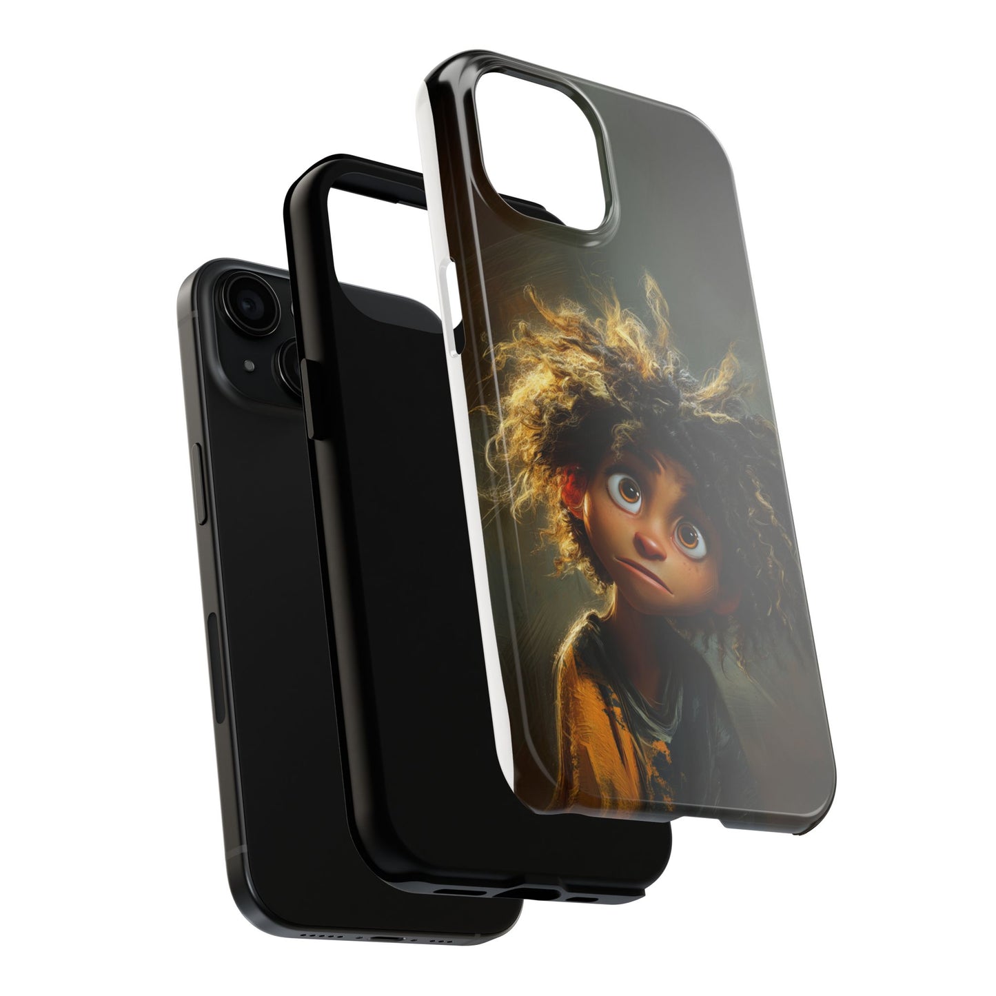 Whimsical Character Tough Phone Case for Kids