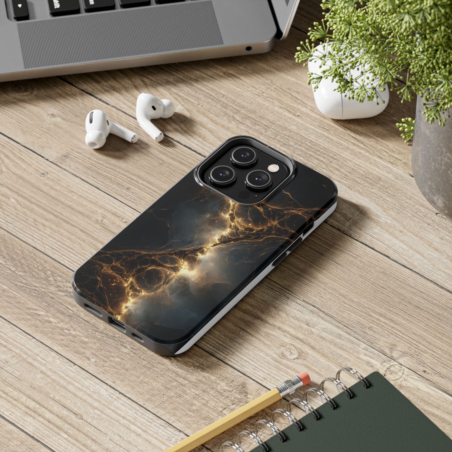 Galaxy Glow Tough Phone Case - Durable Design for Astronomical Vibes