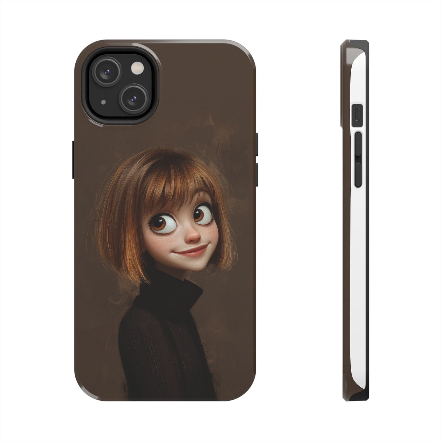 Cute Cartoon Character Tough Phone Case - Durable & Stylish Protection