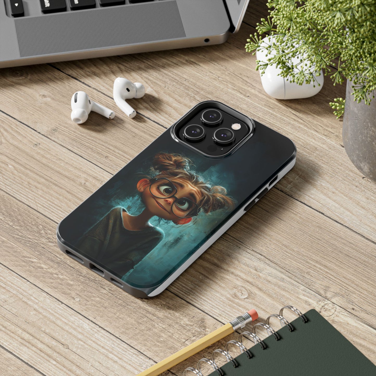 Cute Character Tough Phone Case - Perfect Gift for Kids and Teens