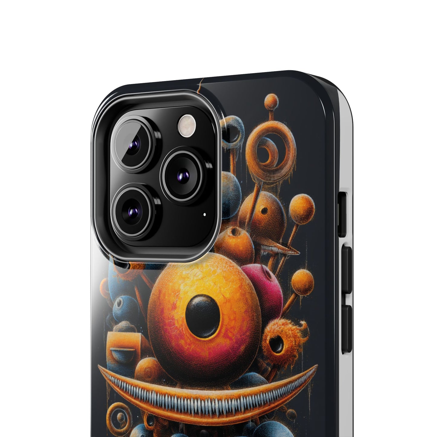 Unique Tough Phone Case with Abstract Art Design