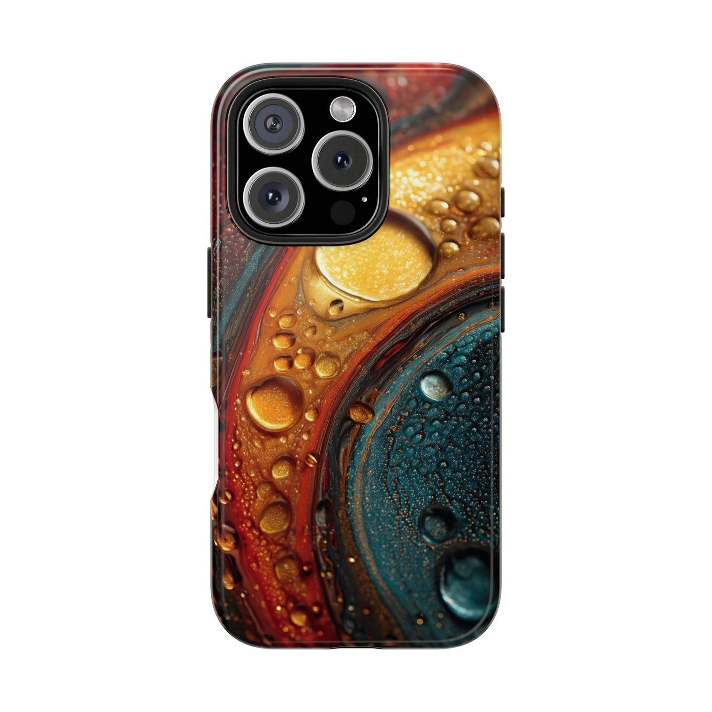 Vibrant Watercolor Tough Phone Case - Colorful Abstract Design