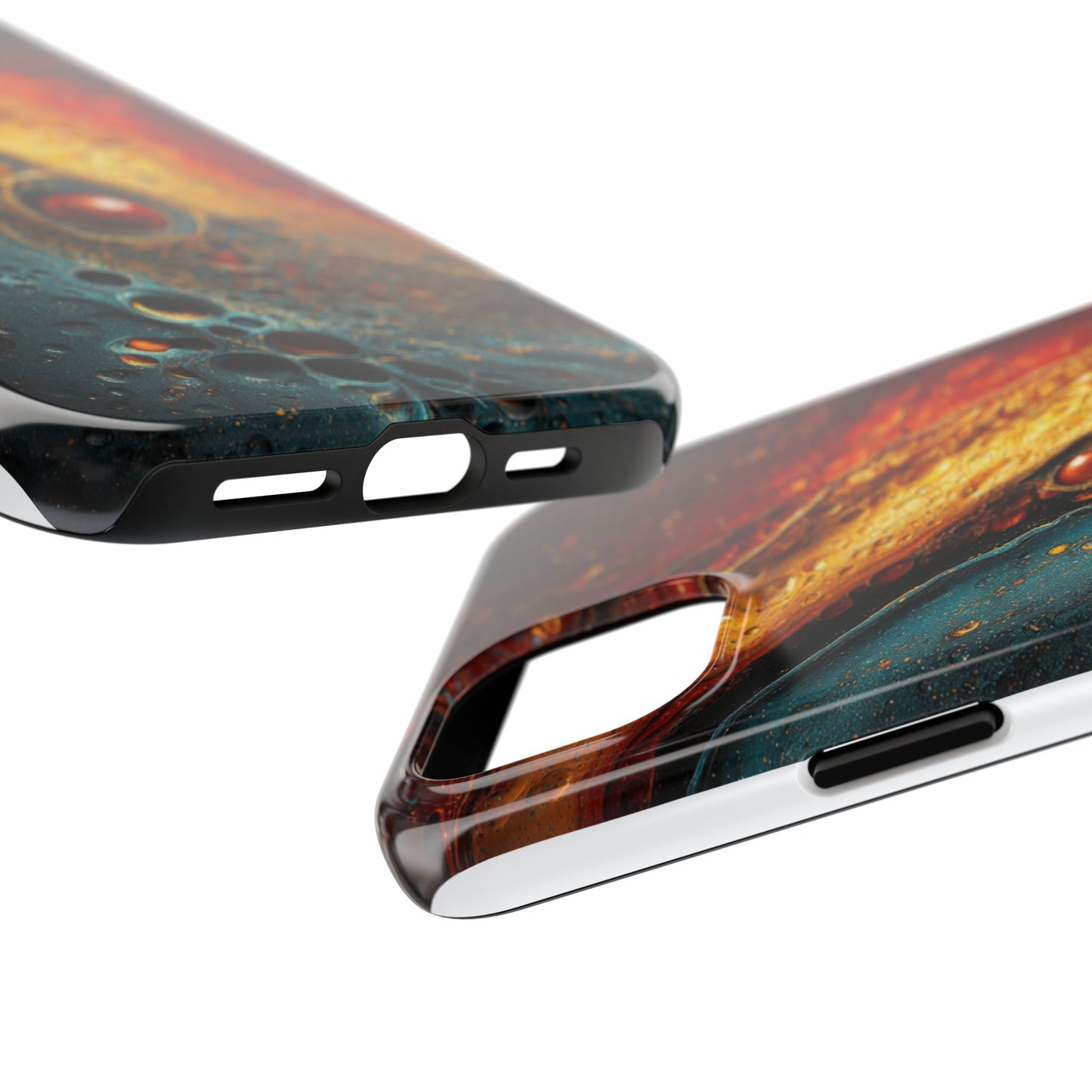 Abstract Colorful Tough Phone Case - Protective Cover with Unique Design
