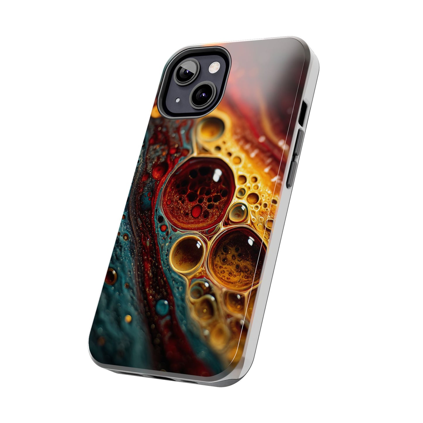 Vibrant Abstract Tough Phone Case - Unique Art for Stylish Protection