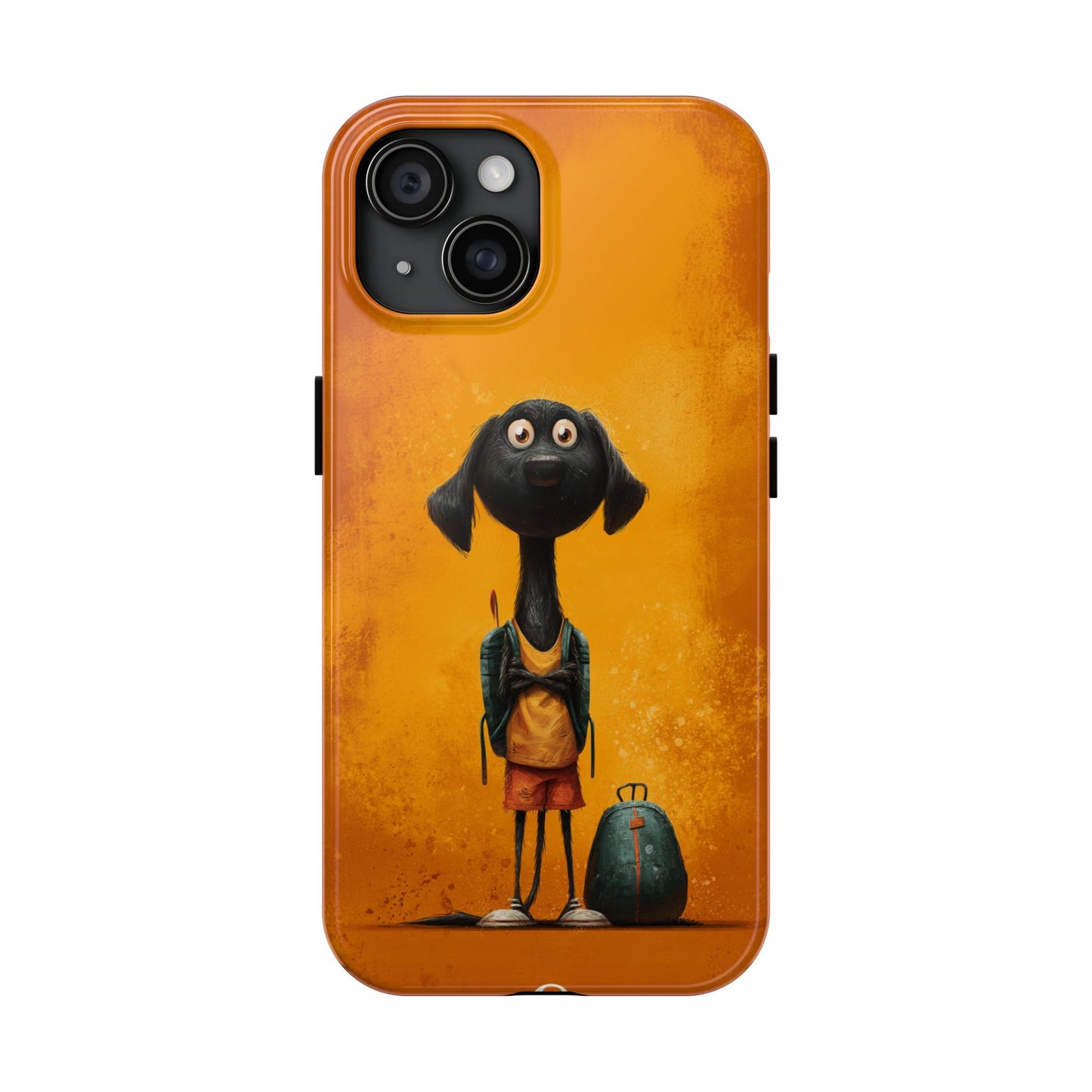 Cute Dog Art Tough Phone Case for Animal Lovers