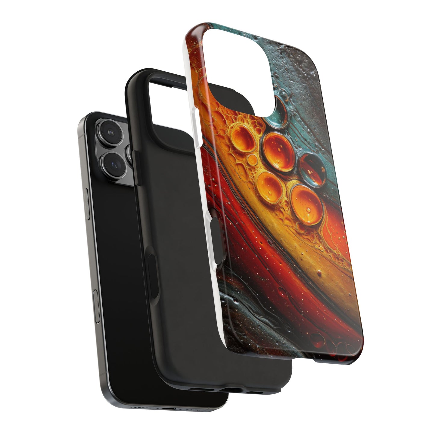 Artistic Tough Phone Case - Unique Abstract Design for Durable Protection