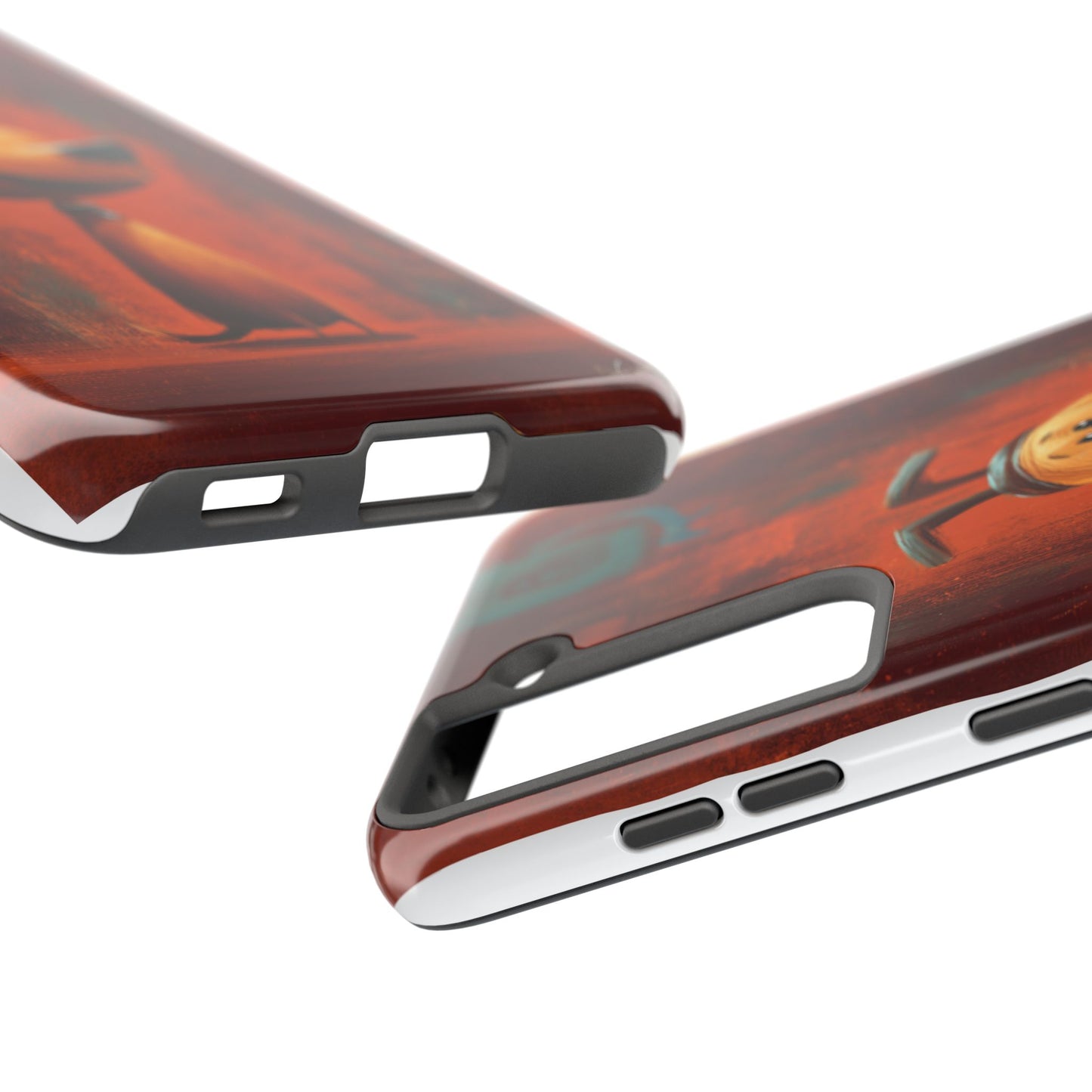 Playful Dog Art Tough Phone Case - Perfect for Pet Lovers