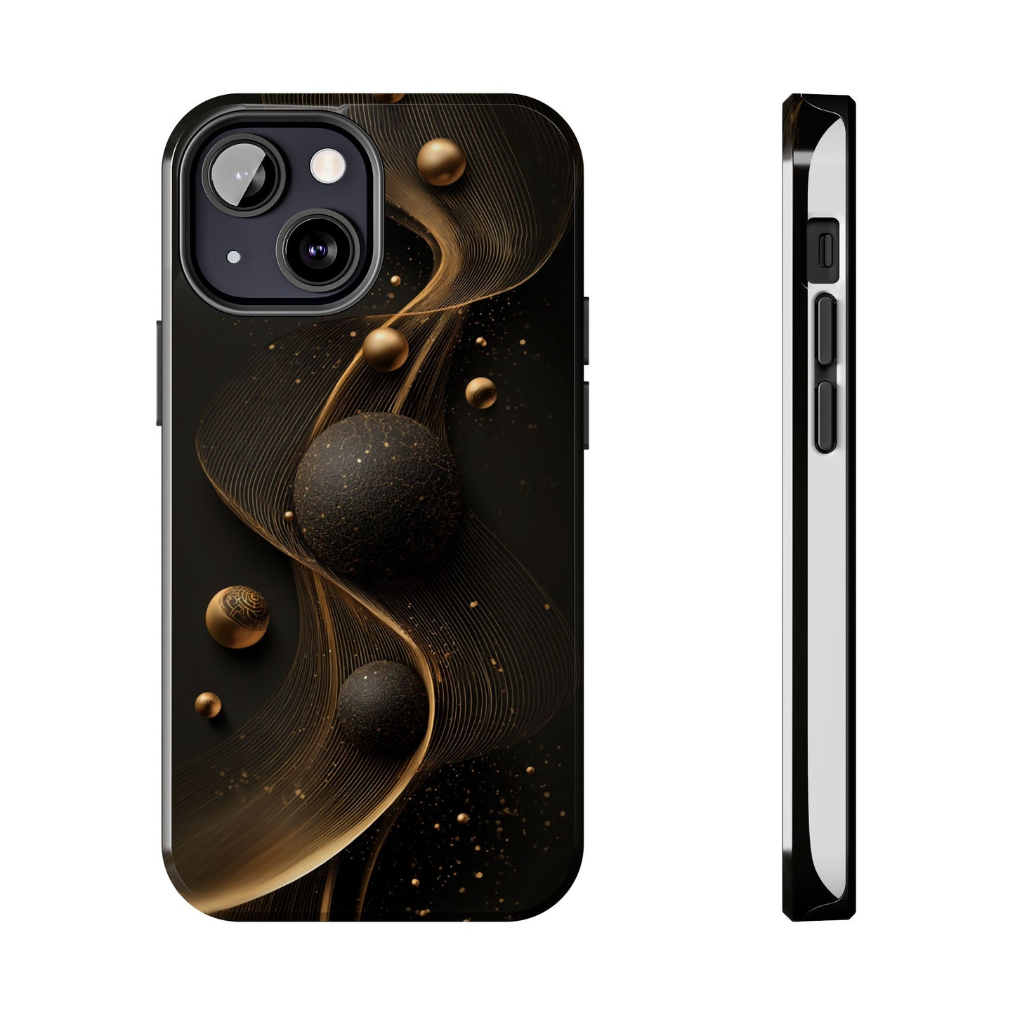 Elegant Abstract Galaxy Tough Phone Case - Perfect for Cosmic Art Lovers