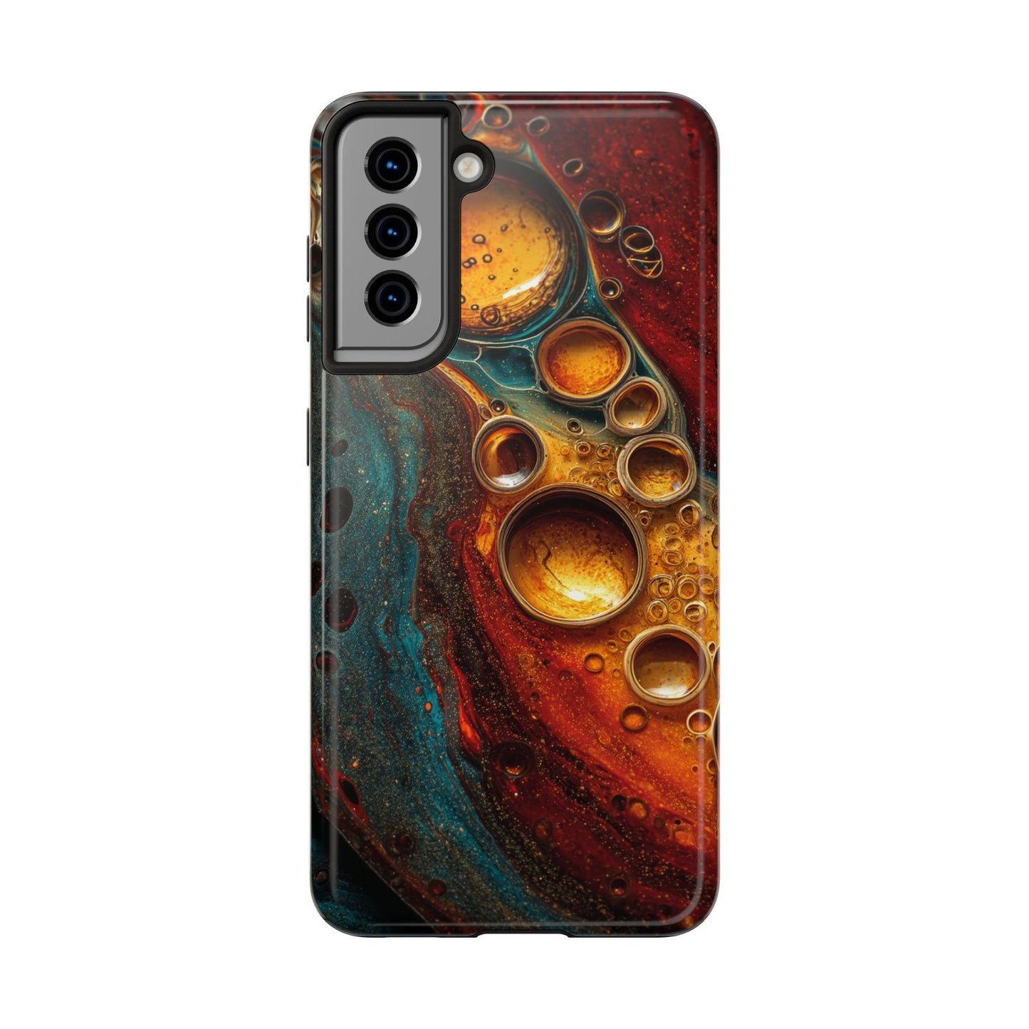 Abstract Art Tough Phone Case - Unique Colorful Design