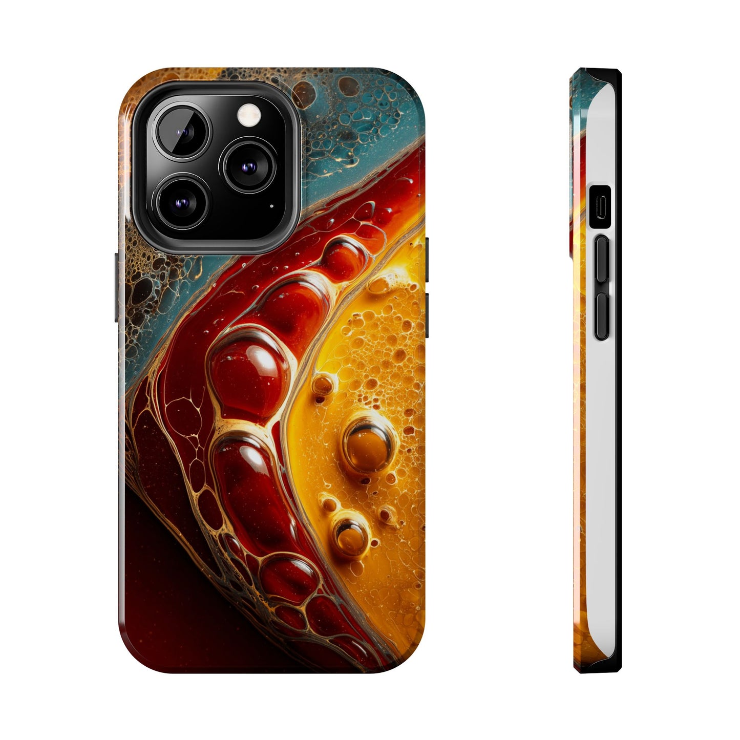 Vibrant Abstract Tough Phone Case - Colorful Protection for Your Device