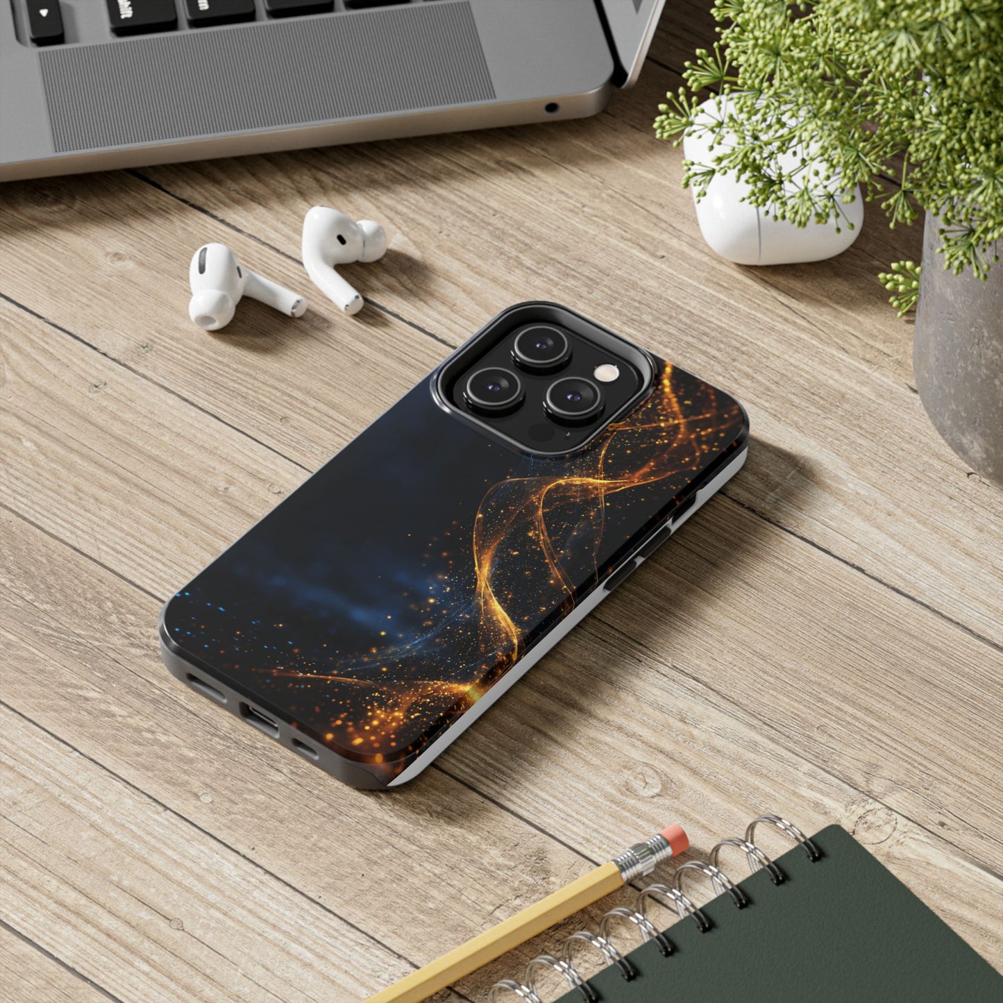 Galaxy Sparkle Tough Phone Case - Durable Protection with Elegant Design