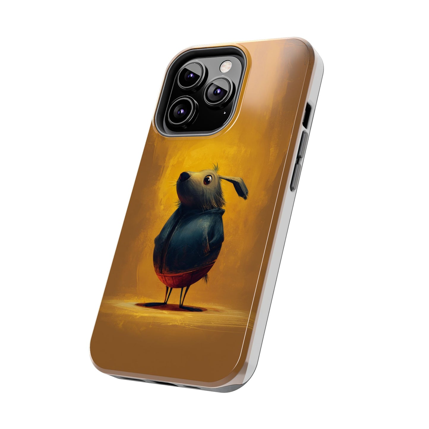 Whimsical Dog Art Tough Phone Case - Durable & Stylish
