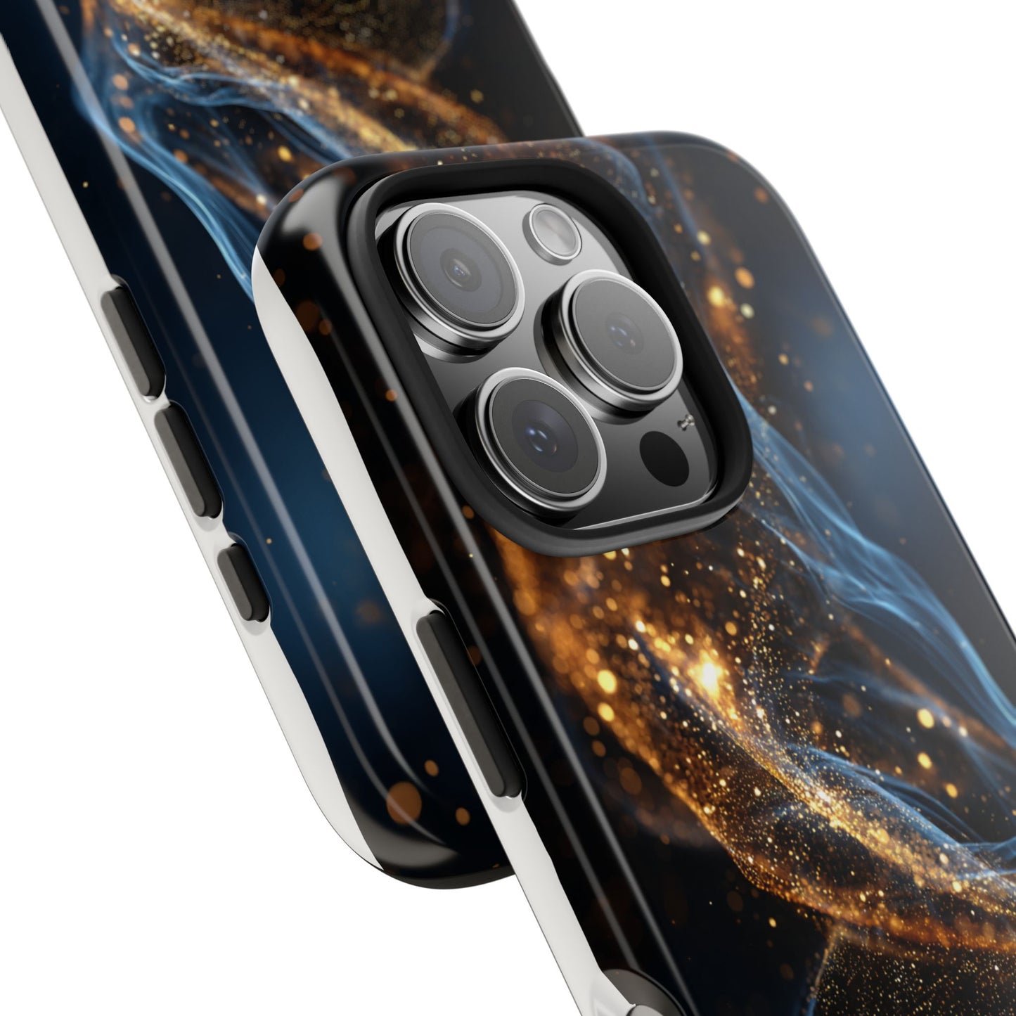 Elegant Gold Swirl Tough Phone Case – Durable & Stylish Protection for Your Device
