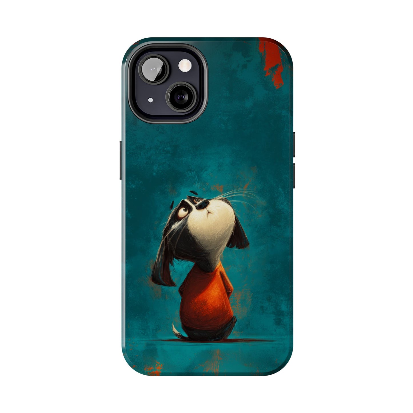 Whimsical Dog Tough Phone Case - Perfect for Pet Lovers!