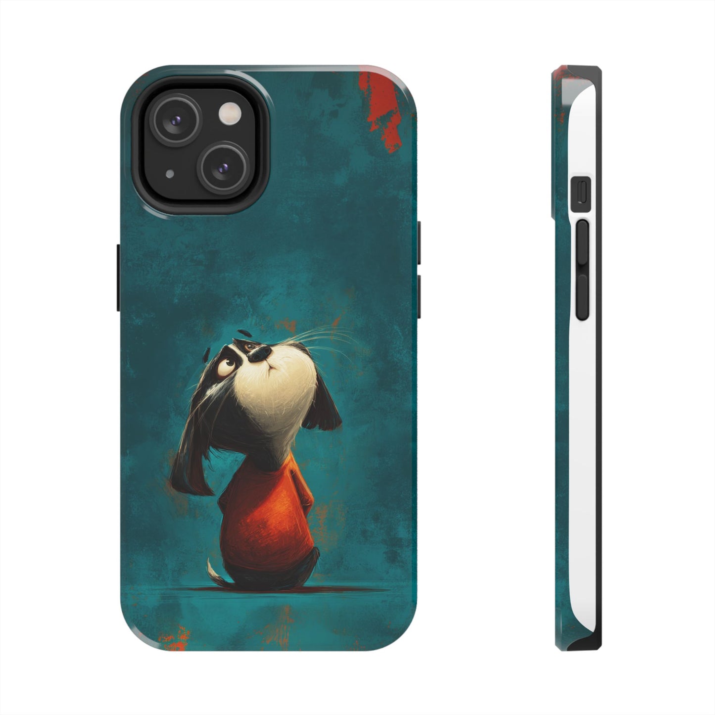 Whimsical Dog Tough Phone Case - Perfect for Pet Lovers!