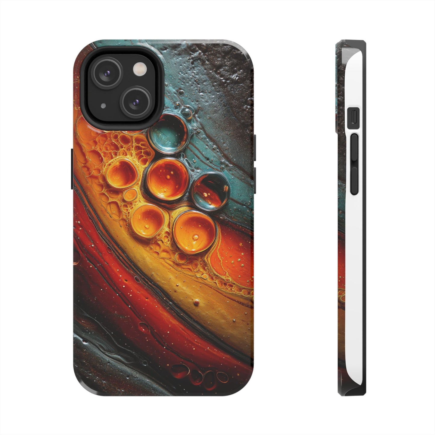 Artistic Tough Phone Case - Unique Abstract Design for Durable Protection
