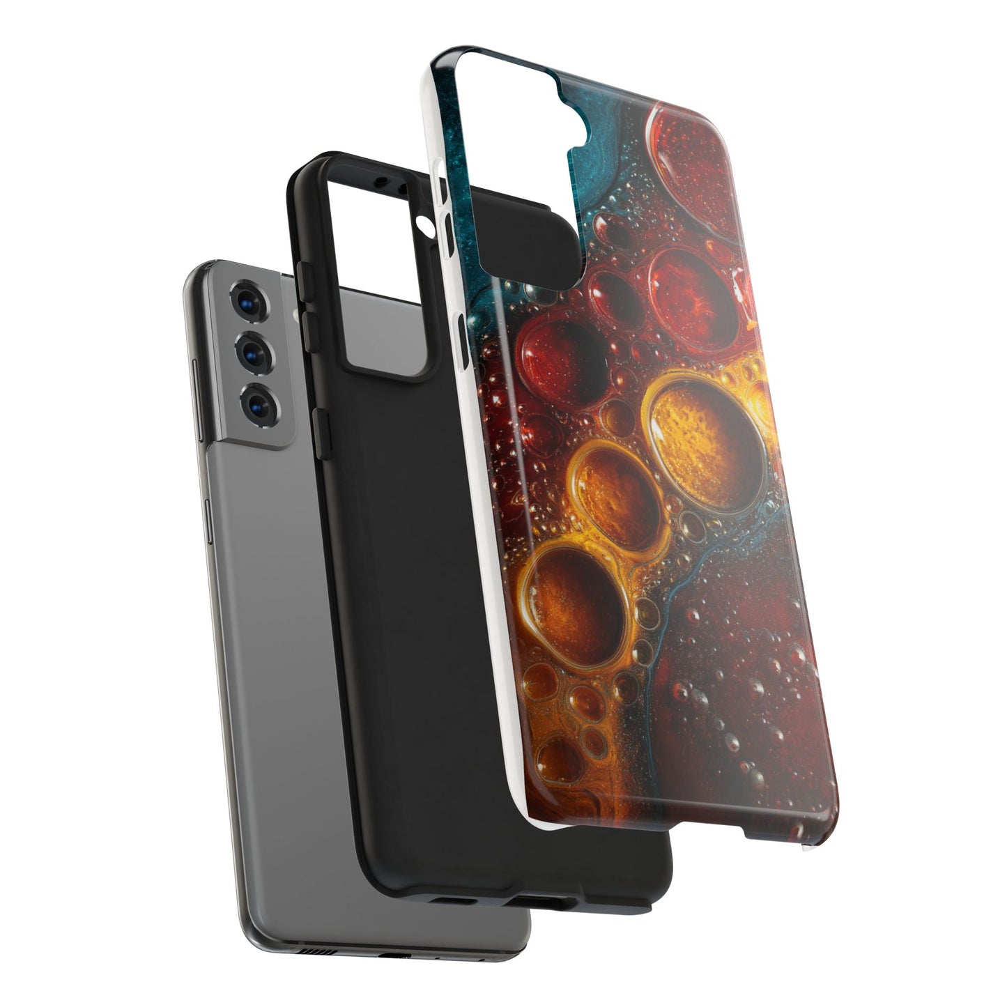 Vibrant Abstract Tough Phone Case - Durable and Stylish Protection