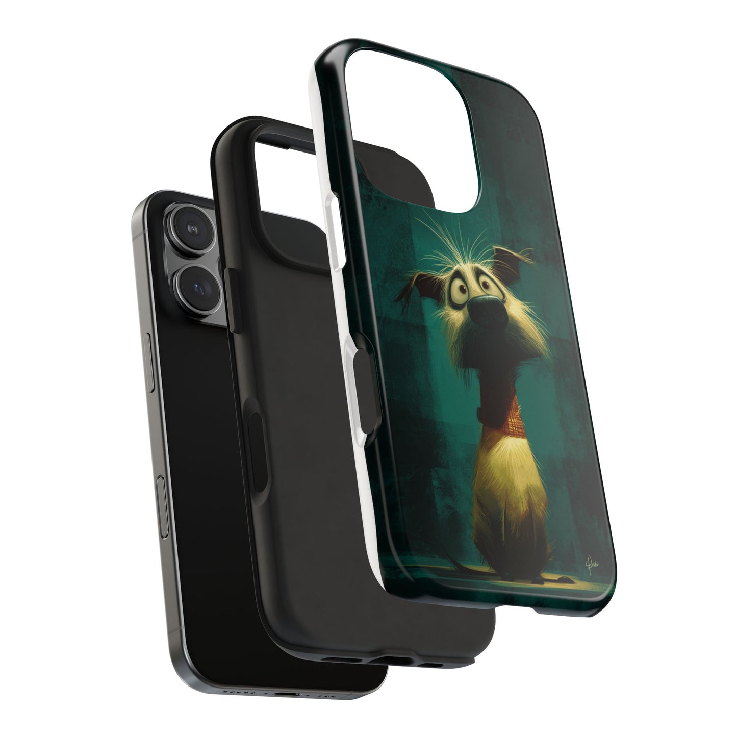 Cute Pet-Inspired Tough Phone Case - Ideal for Animal Lovers