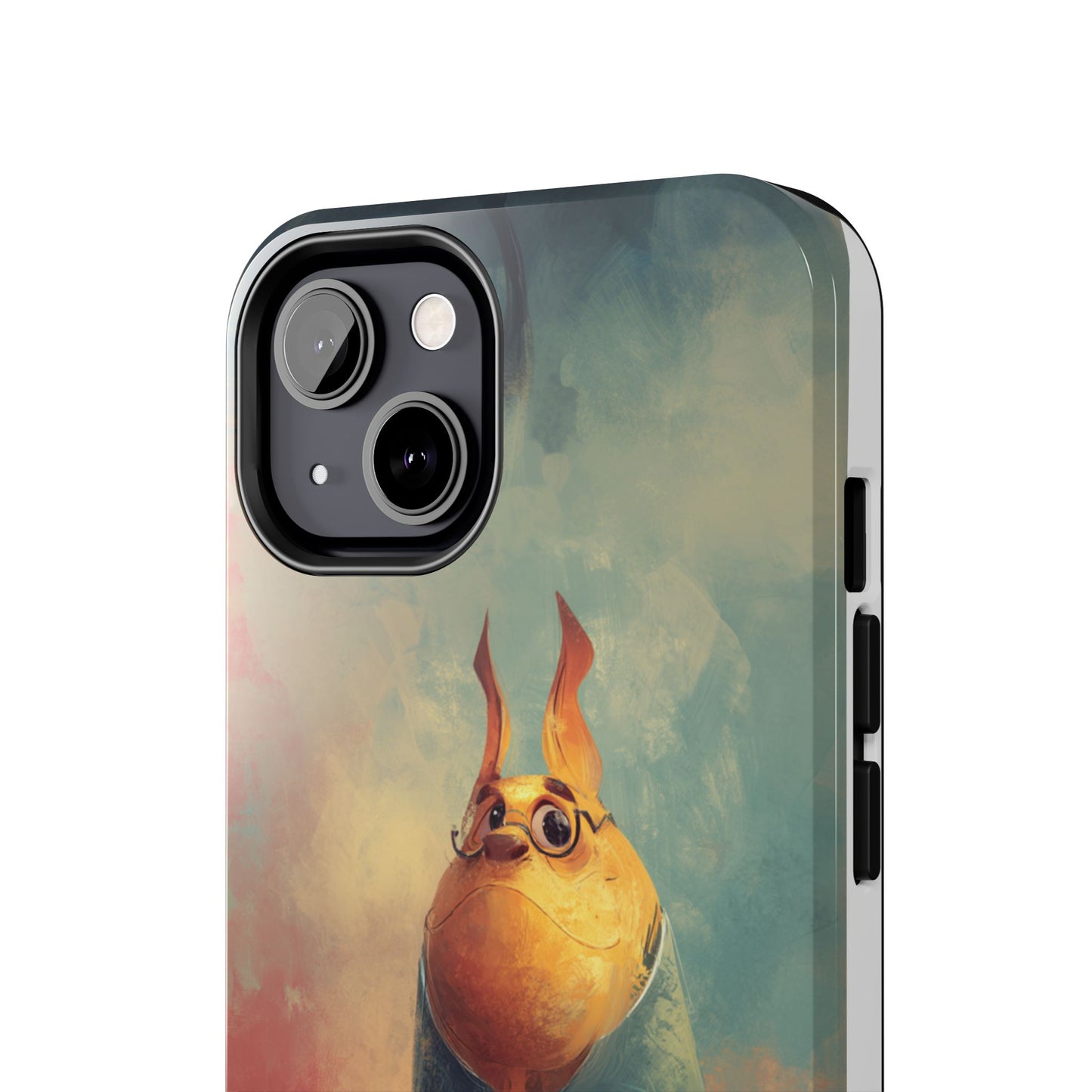 Animal Art Tough Phone Cases, Cute Character Phone Protector, Unique Cartoon Phone Cover, Fun Gift for Kids, Birthday or Holiday Present