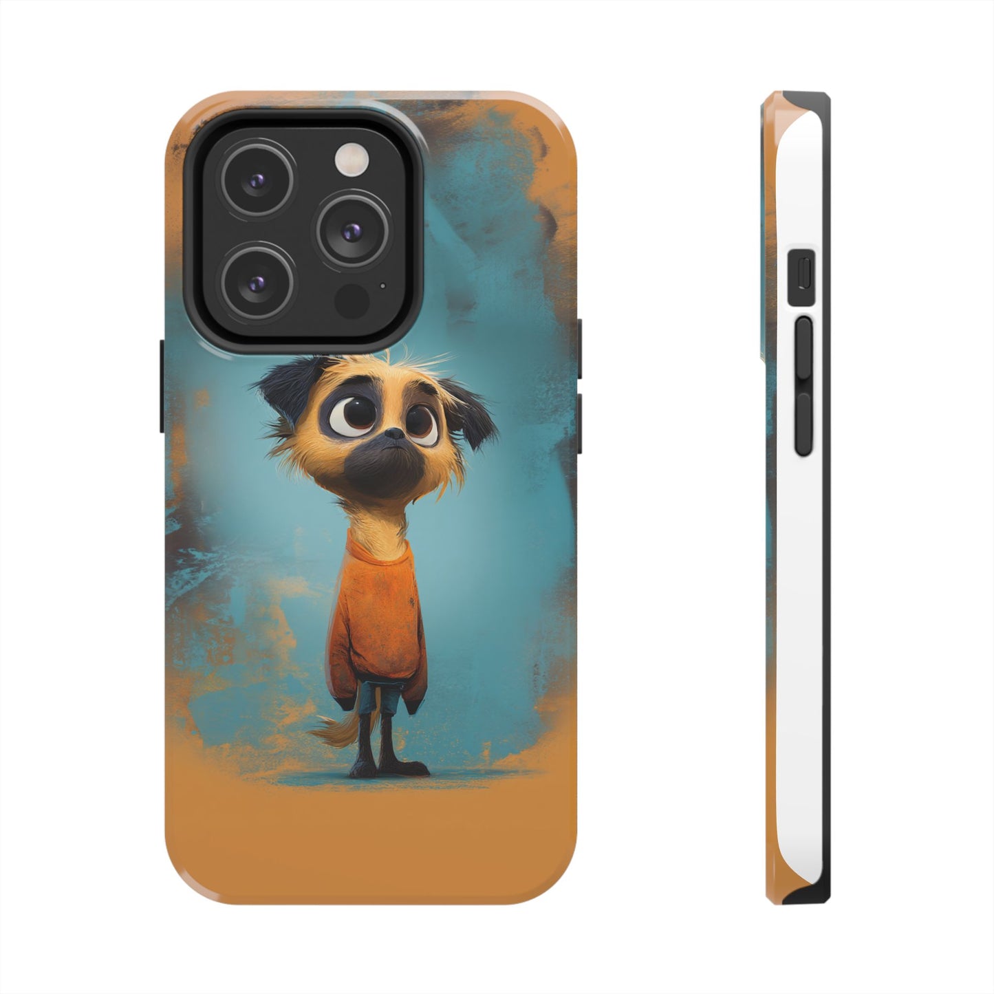 Cute Cartoon Dog Tough Phone Case for Pet Lovers