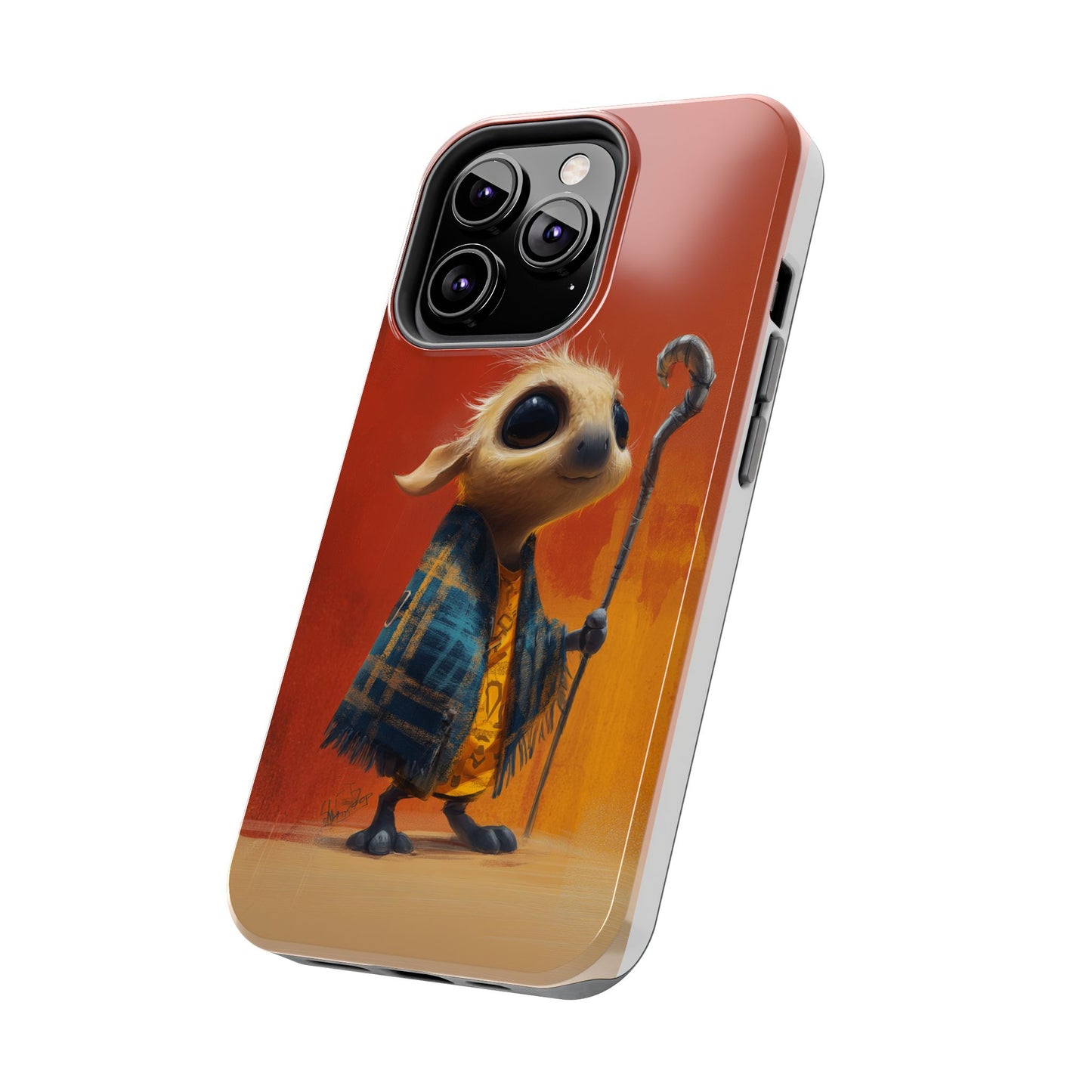 Whimsical Tough Phone Case - Cute Character Design for Kids & Adults