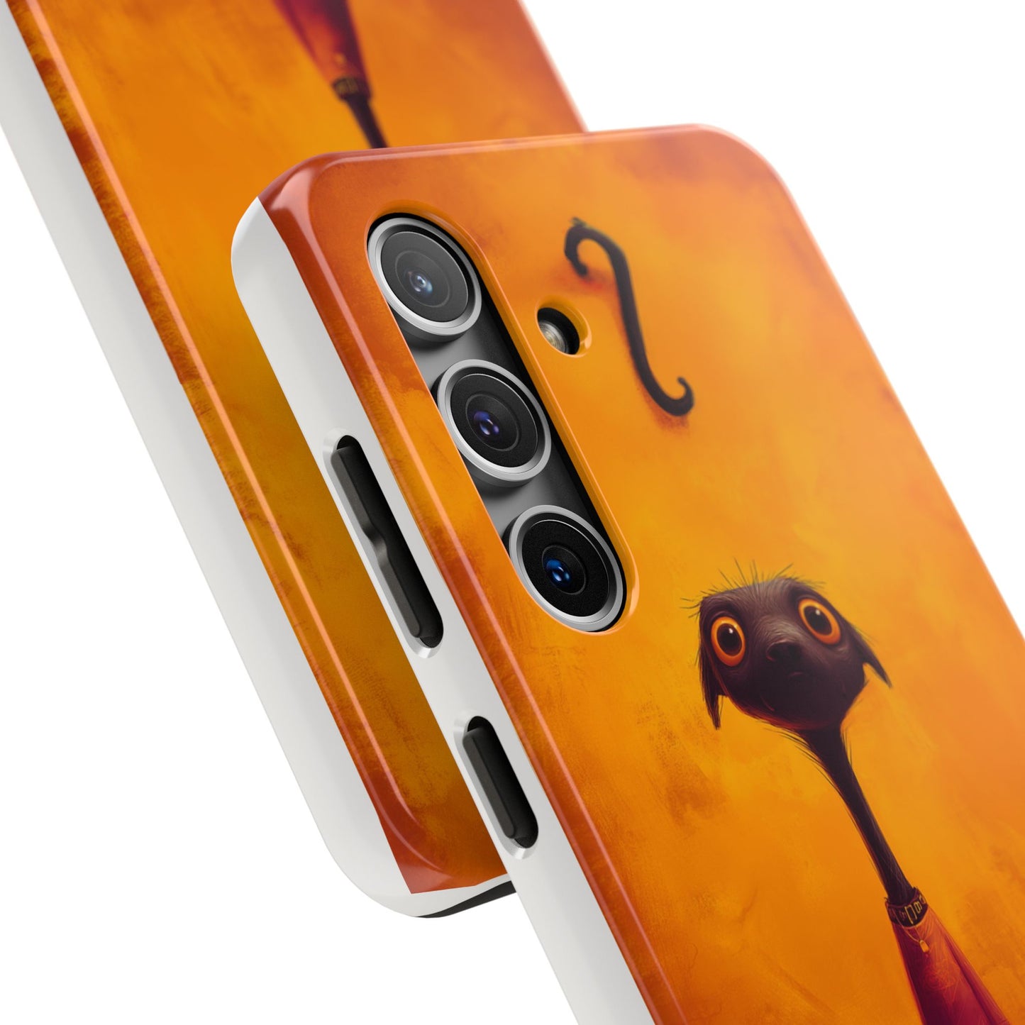 Whimsical Tough Phone Cases - Unique, Durable Design for Creative Minds