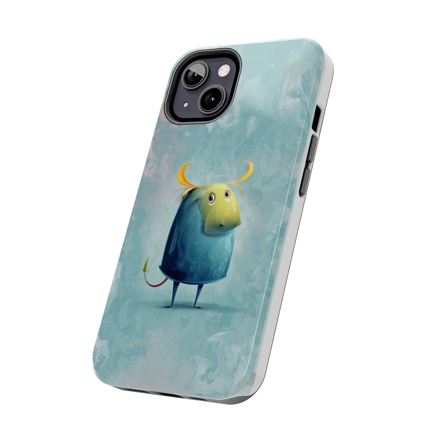 Cute Cartoon Bull Tough Phone Case - Durable & Fun Protection