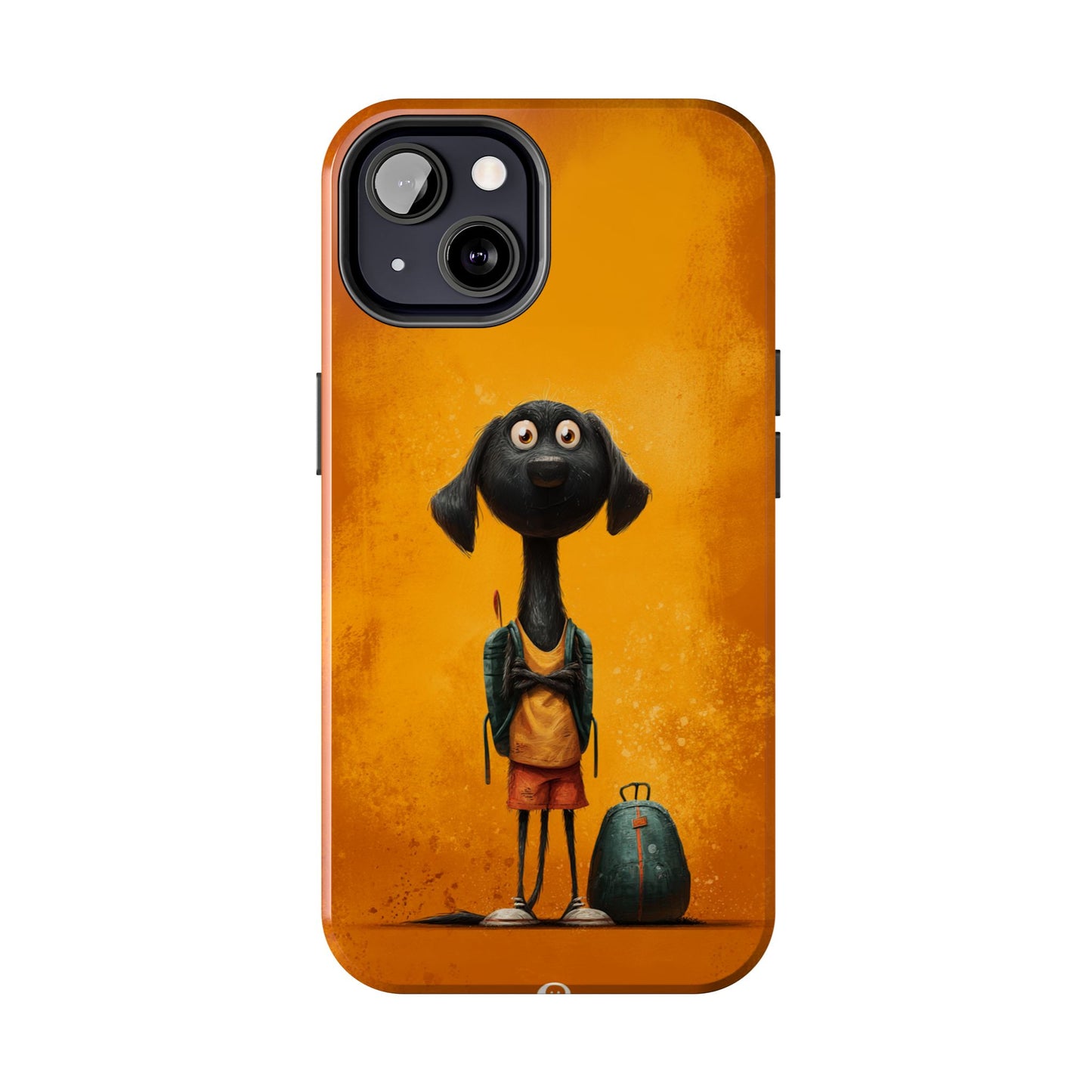 Cute Dog Art Tough Phone Case for Animal Lovers
