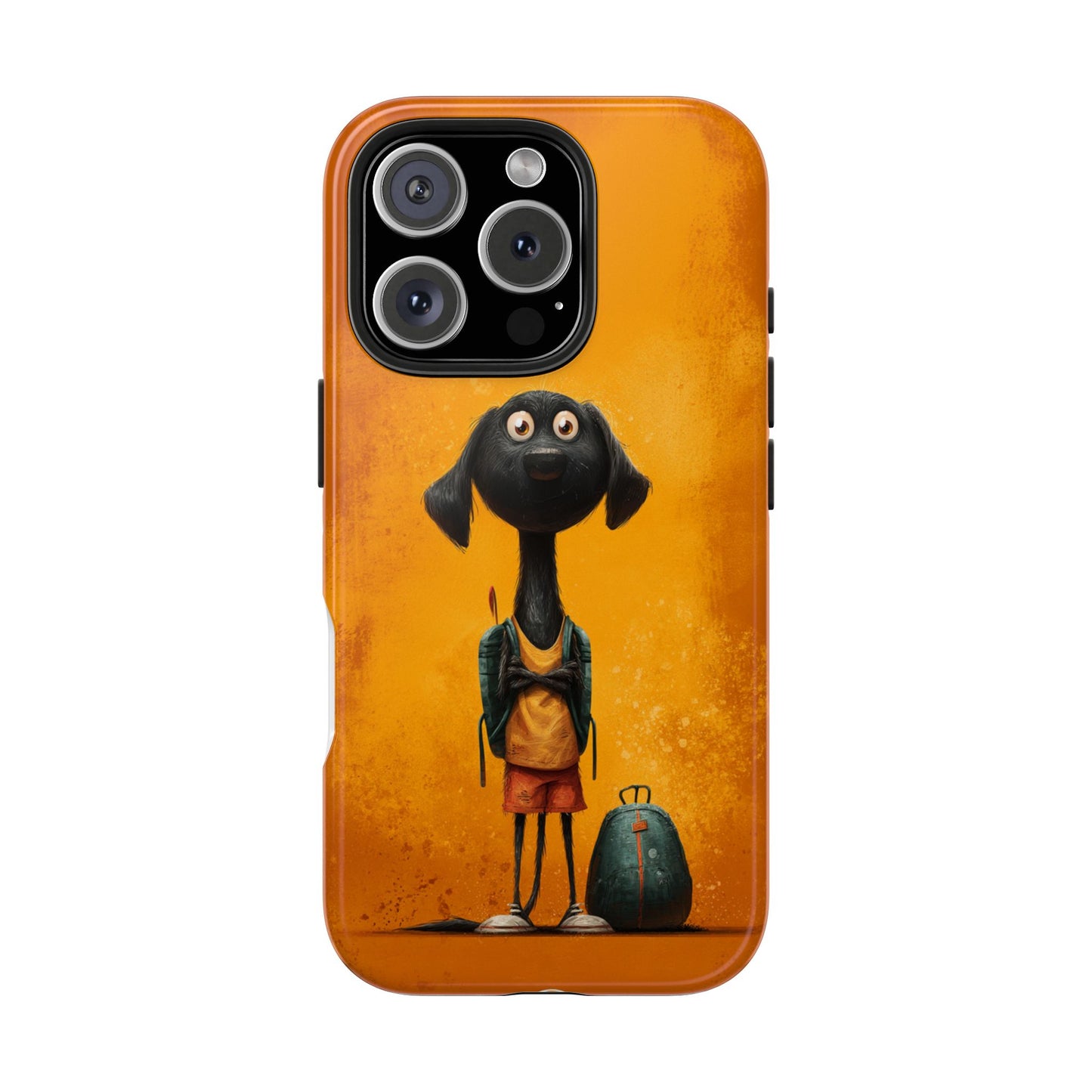 Cute Dog Art Tough Phone Case for Animal Lovers