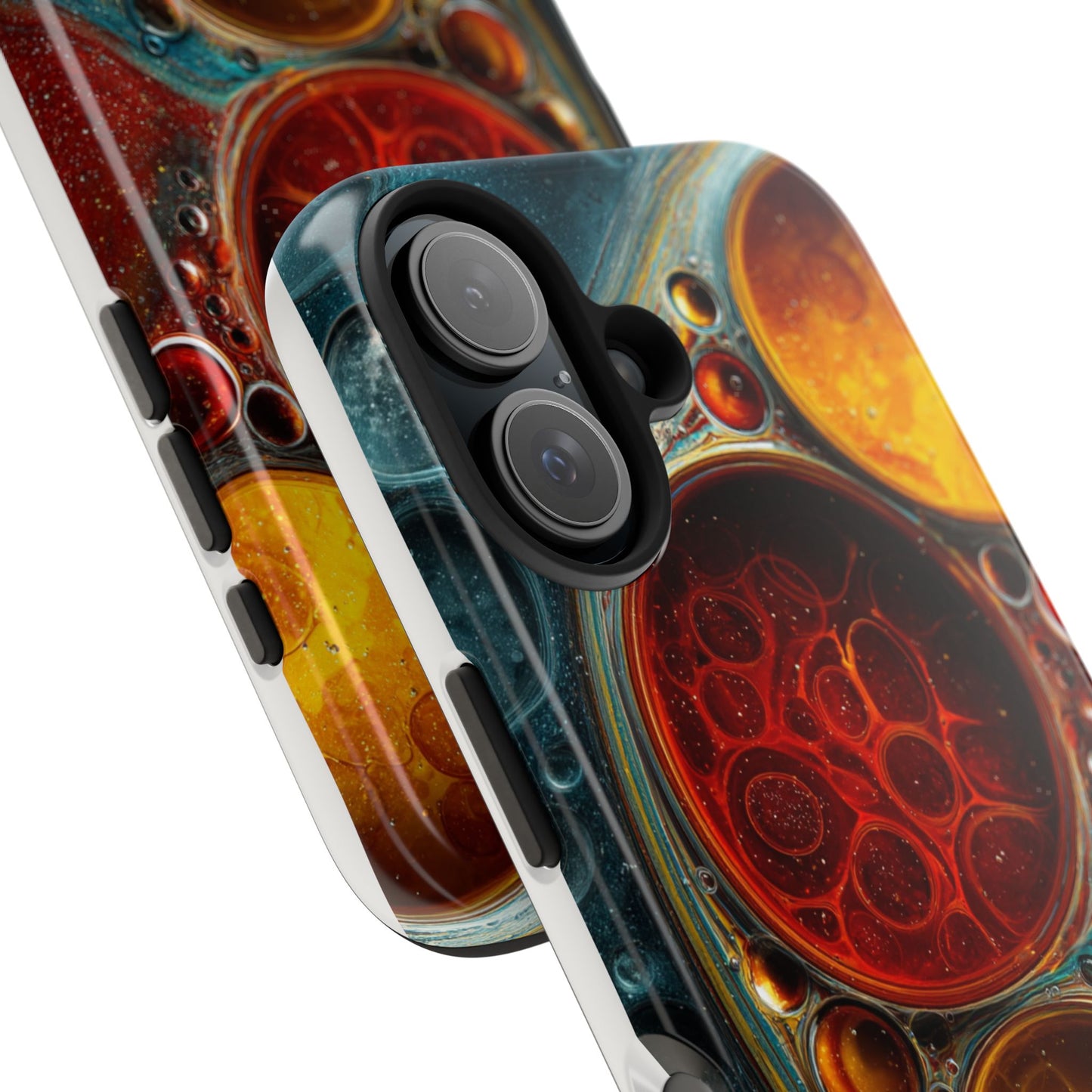 Vibrant Abstract Tough Phone Case - Durable Protection with Artistic Design